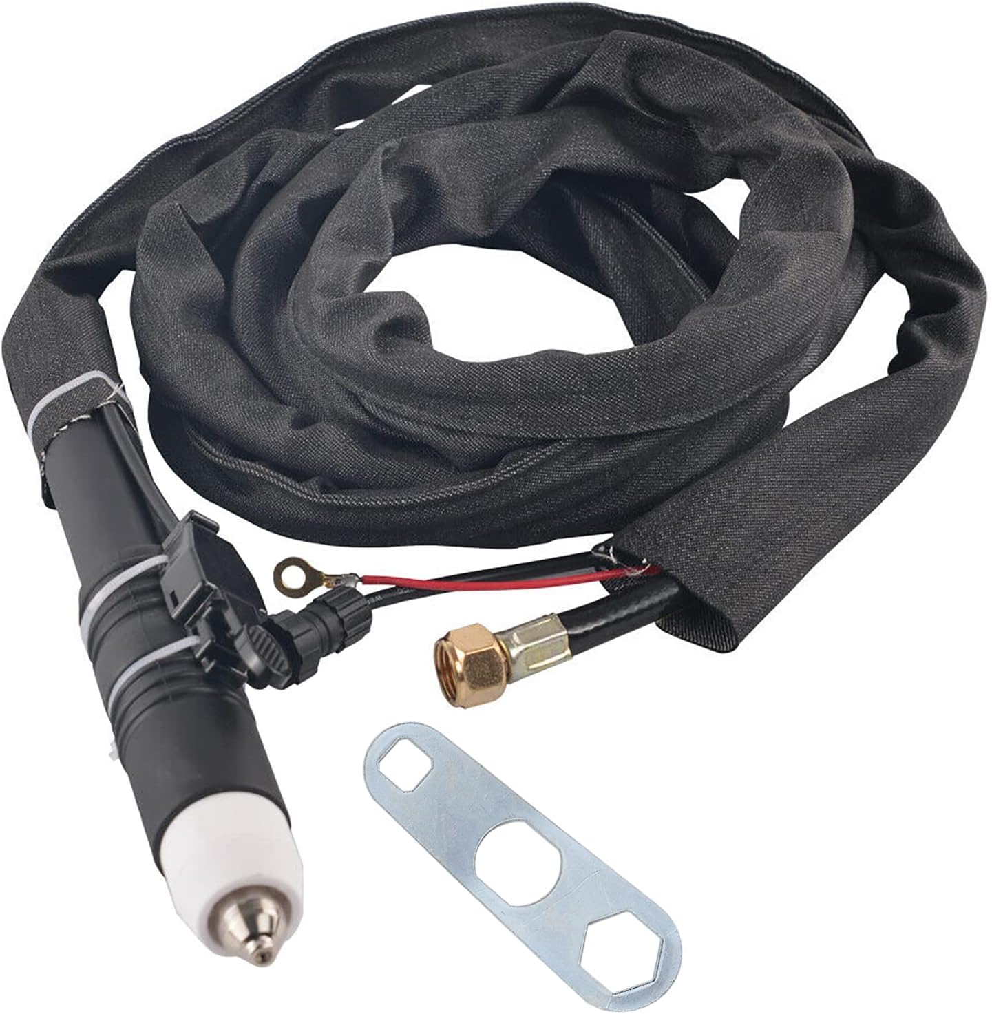 P80 Plasma Cutter Torch Pilot Arc, Non-touch Plasma Cutting Equipment, Dual Voltage Plasma Cutter Torch CNC 220V 80A, 1 Inch Clean Cut Fit CUT50P CUT60P LTP7000 LTP8000 LGK60 LGK100 10Feet