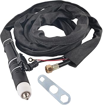 P80 Plasma Cutter Torch Completed Pilot Arc Plasma Cutting Machine Non-Touch Plasma Cutting Equipment P-80 Straight Head Gun Fit CUT50P PLC55P CUT60P PLC65P CT418P 7M 23ft