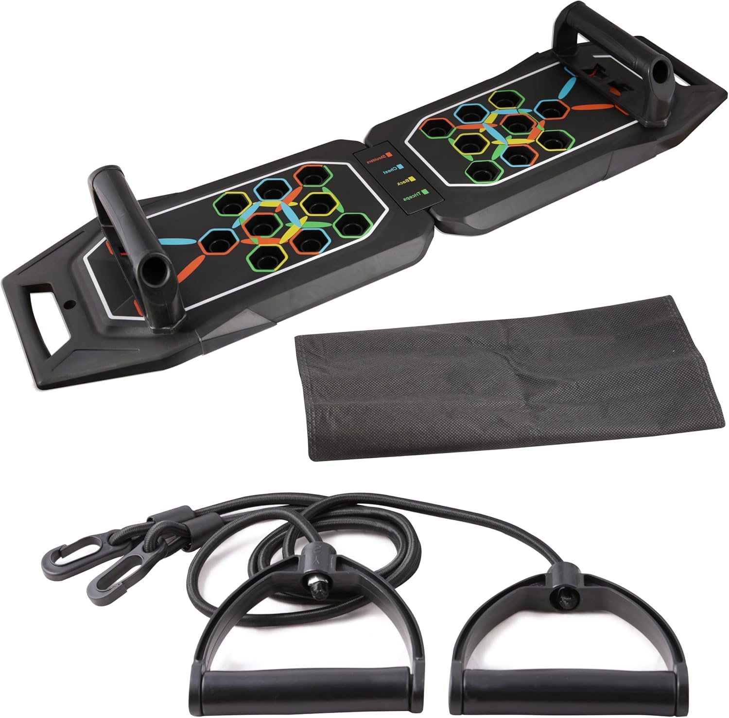 Sigma Mart Solid Push Up Board Fitness, Home Workout Equipment,Portable Foldable Push Up Bar at Home Gym, Multi-Functional Pushup Handles for Floor