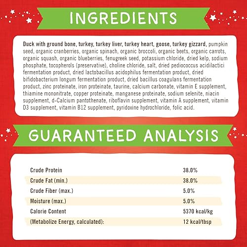 Miniatura 3 de Stella & Chewys Freeze-Dried Raw Marie's Magical Dinner Dust  Protein Rich, Grain Free Dog & Puppy Food Topper  Duck Duck Goose Recipe  7 oz Bag