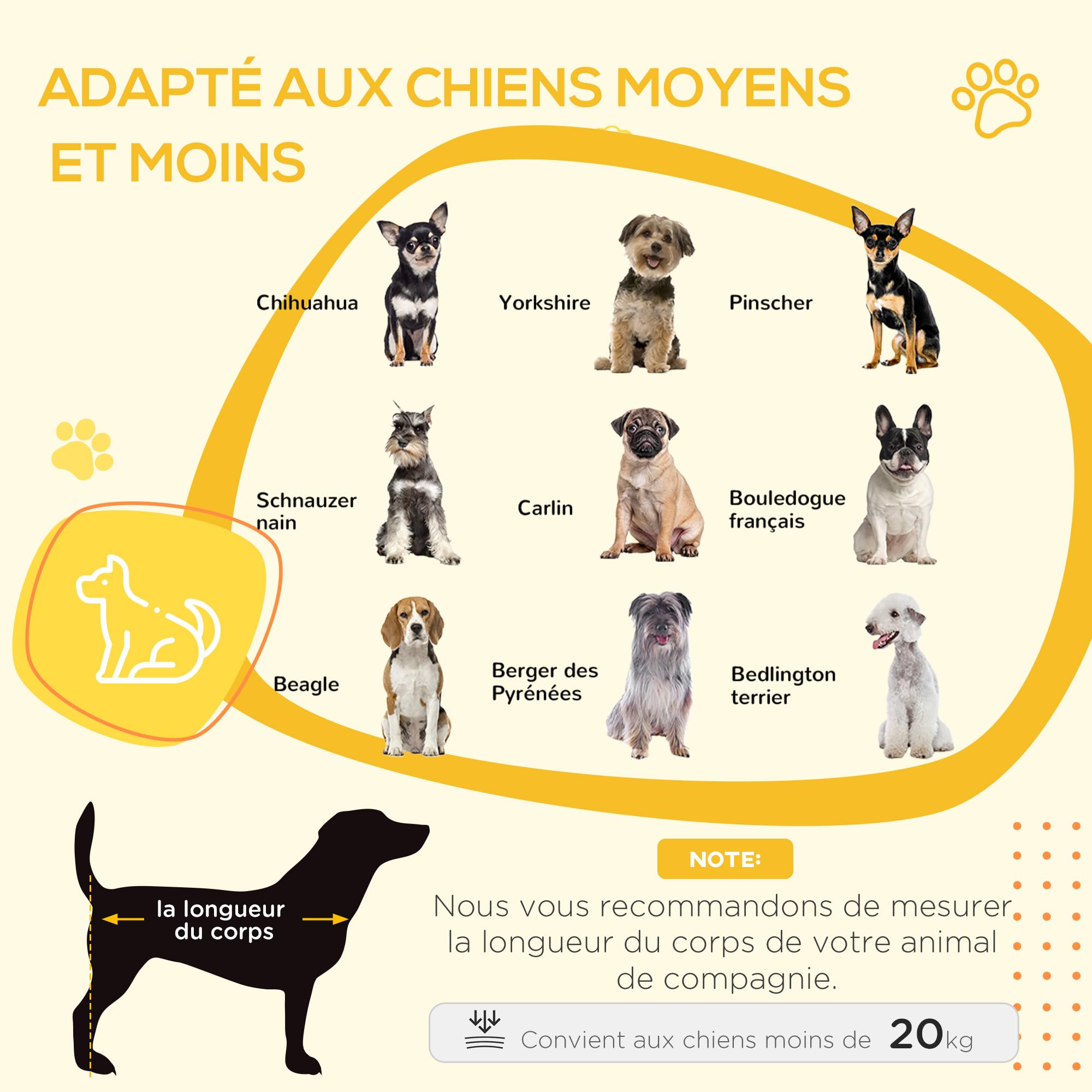 PawHut Cage pour Chien intérieur avec 2 Portes verrouillables, Bonne Ventilation, Niche pour Chiens, Table d’appoint, 80 x 50 x 56,5 cm, Gris