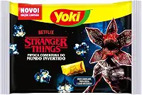 Yoki Pipoca para Micro-Ondas Cobertura do Mundo Invertido Stranger Things Pacote 140g