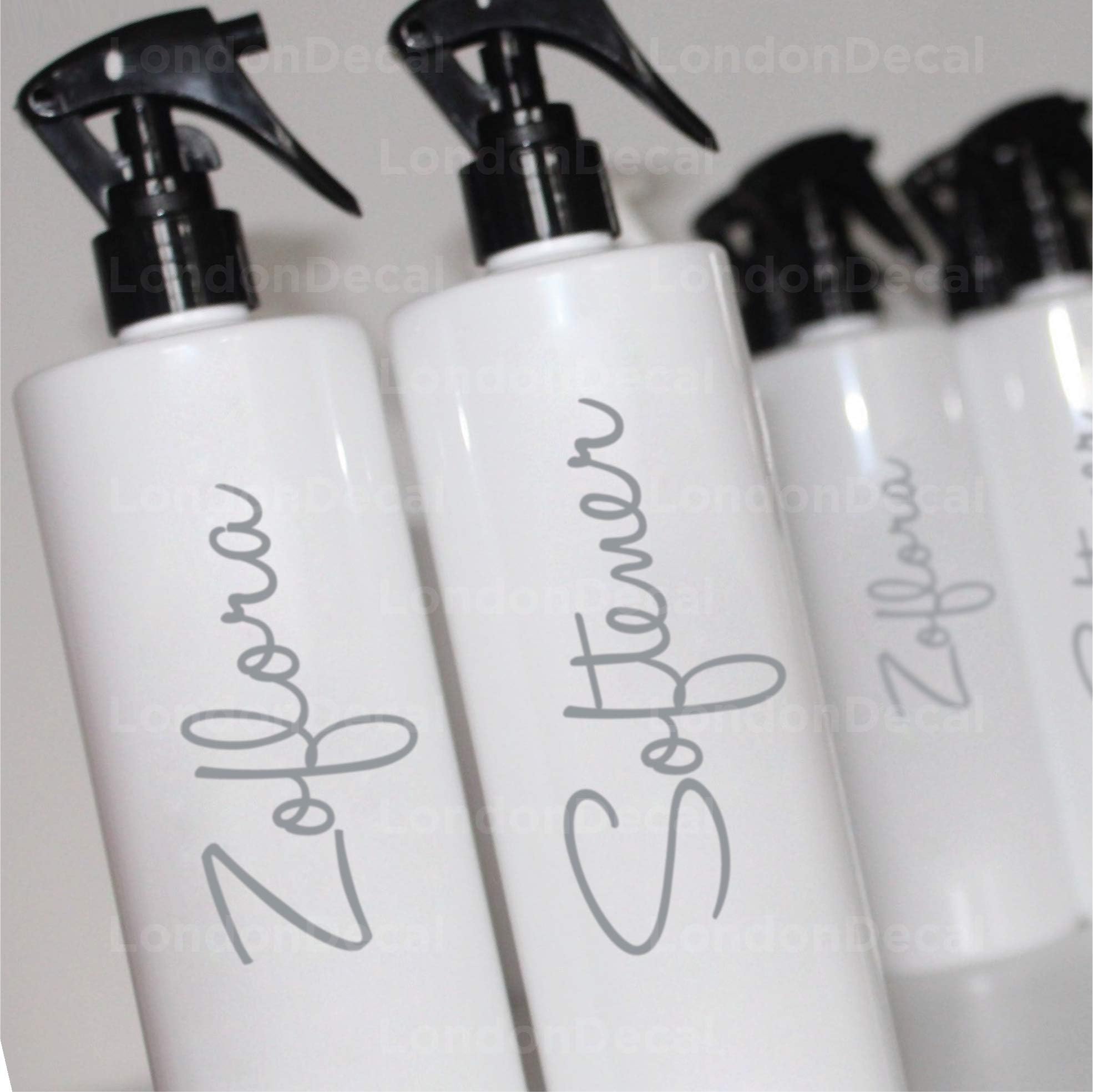 ZOFLORA AND SOFTENER - Mrs Hinch inspired spray bottle decals stickers labels (Type 1)