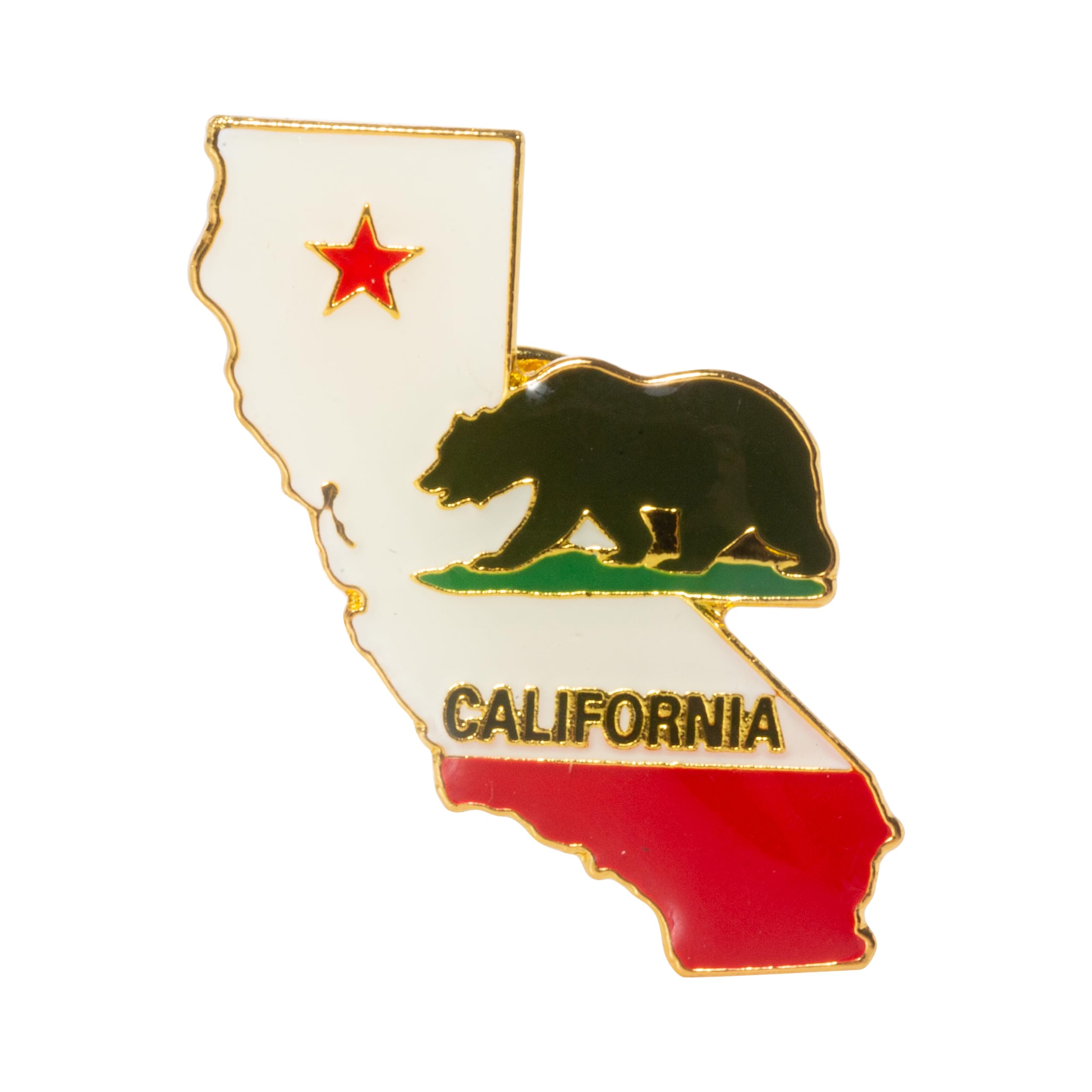 Artsian Owl State of California Lapel Hat Pin