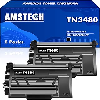 2 Pack TN-3480 TN3480 TN-3430 TN3430 Toner for Brother HL-L5100DN HL-L5100DNT HL-L5100DNTT HL-L5200DW HL-L5000DN DCP-L5500DN MFC-L5700DN MFC-L5750DW DCP-L5600DN DCP-L5650DN DCP-L6600DW ( Black )