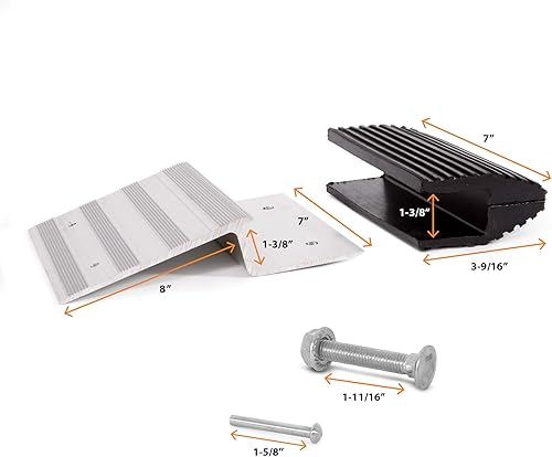 Vista 4 de AFA Tooling - Kit de rampa de carga para camiones y remolques Crea rápidamente una rampa ancha con madera de 2 x 8: simplemente conecta soportes