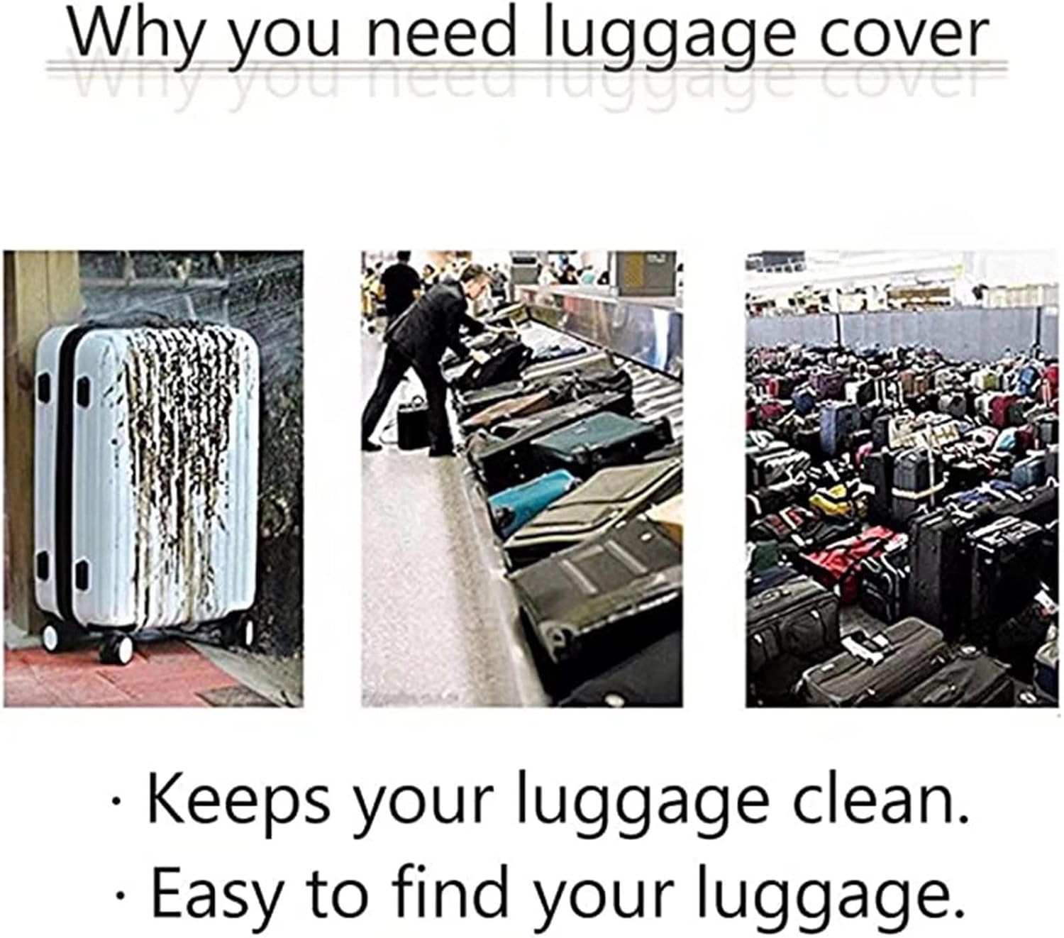 review COEQINE Women Girls Travel Luggage Cover Suitcase Cover Protector with Flower Bird Love Pattern Black,Anti Scratch Fits S-XL(18-32 inch) Luggage