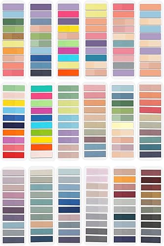 Miniatura 10 de ELII 1600 pestañas adhesivas para libros, pestañas adhesivas para escribir, notas adhesivas transparentes, pestañas de marcadores de libros,