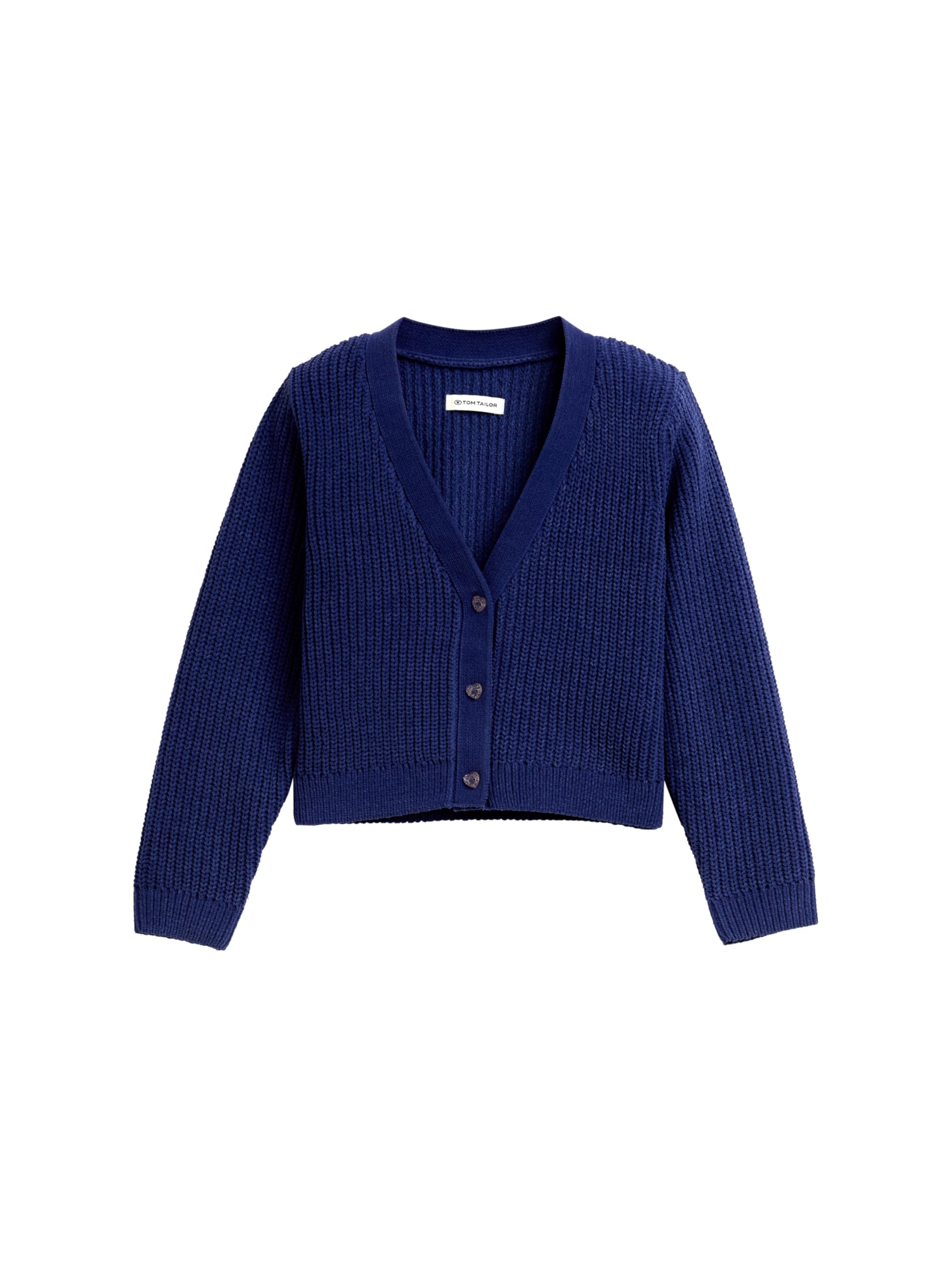 TOM TAILOR Mädchen Kinder Cardigan mit V-Ausschnitt