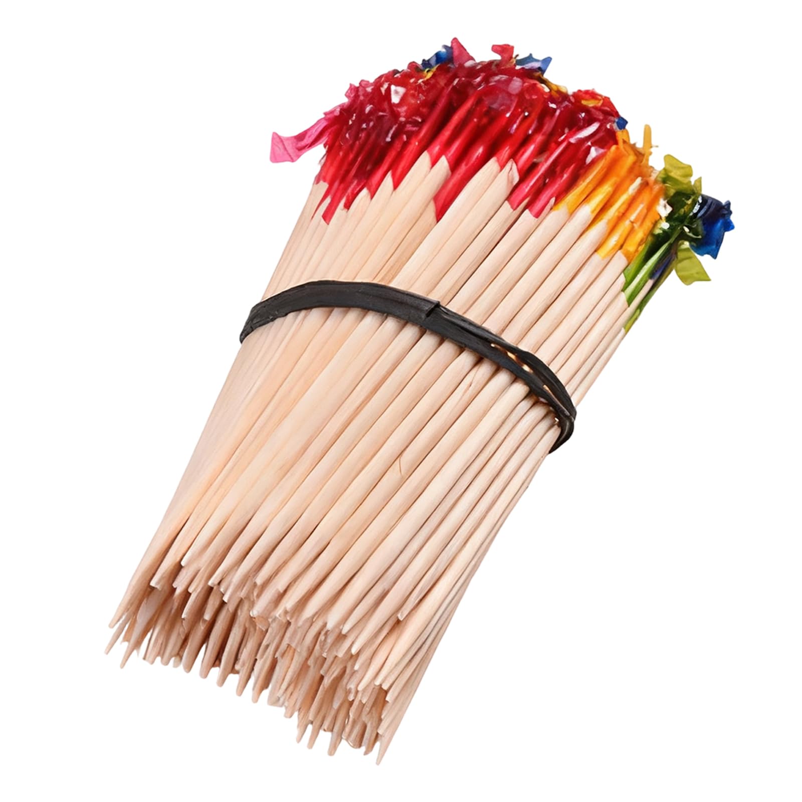 NEWFT 5 Bags Bulk Decorative Skewers Sturdy Capacity Appetizer Picks for Fruit Trays and Dessert Displays Party Supplies