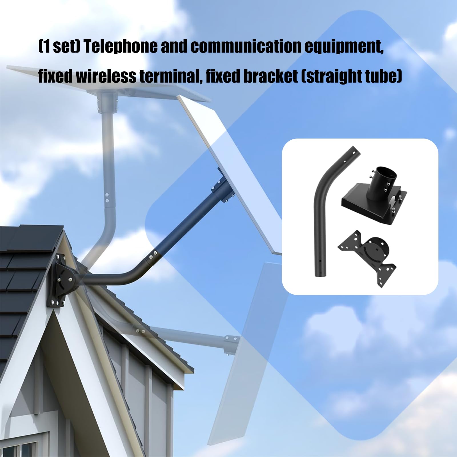 De en métal Rotatif à 360 degrés pour antennes Satellite avec Option d ' Installation Plafond Adaptateur de en métal