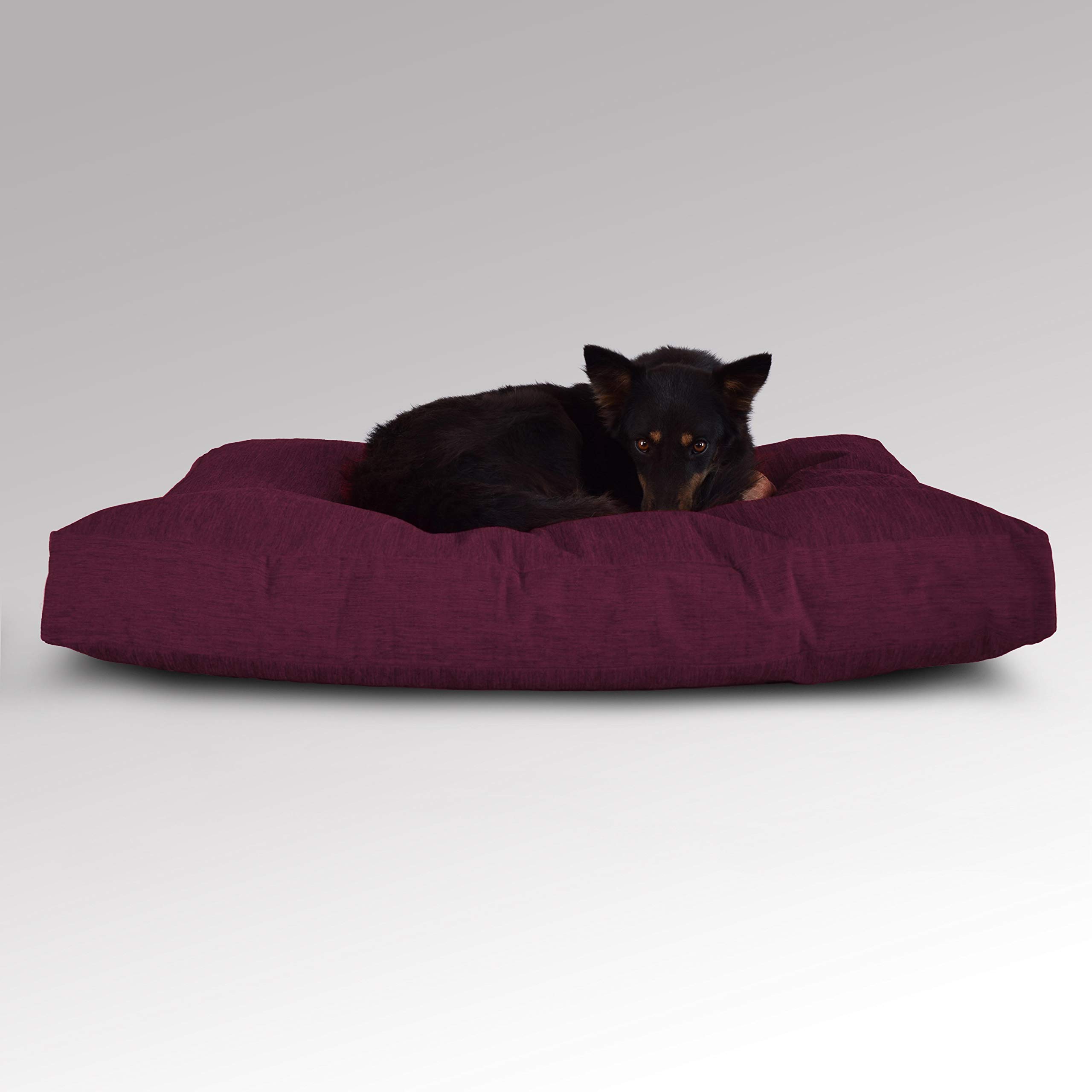 Prazuchi - Handcrafted Perfection Chew-Resistant Dog Bed- Chew Resistant - Water Resistant - Removable Cover- 30"x26"- for Small to Medium Dogs- Premium- Classic Wine (B08XSCSD2Z) Amazon Price History, Amazon Price Tracker