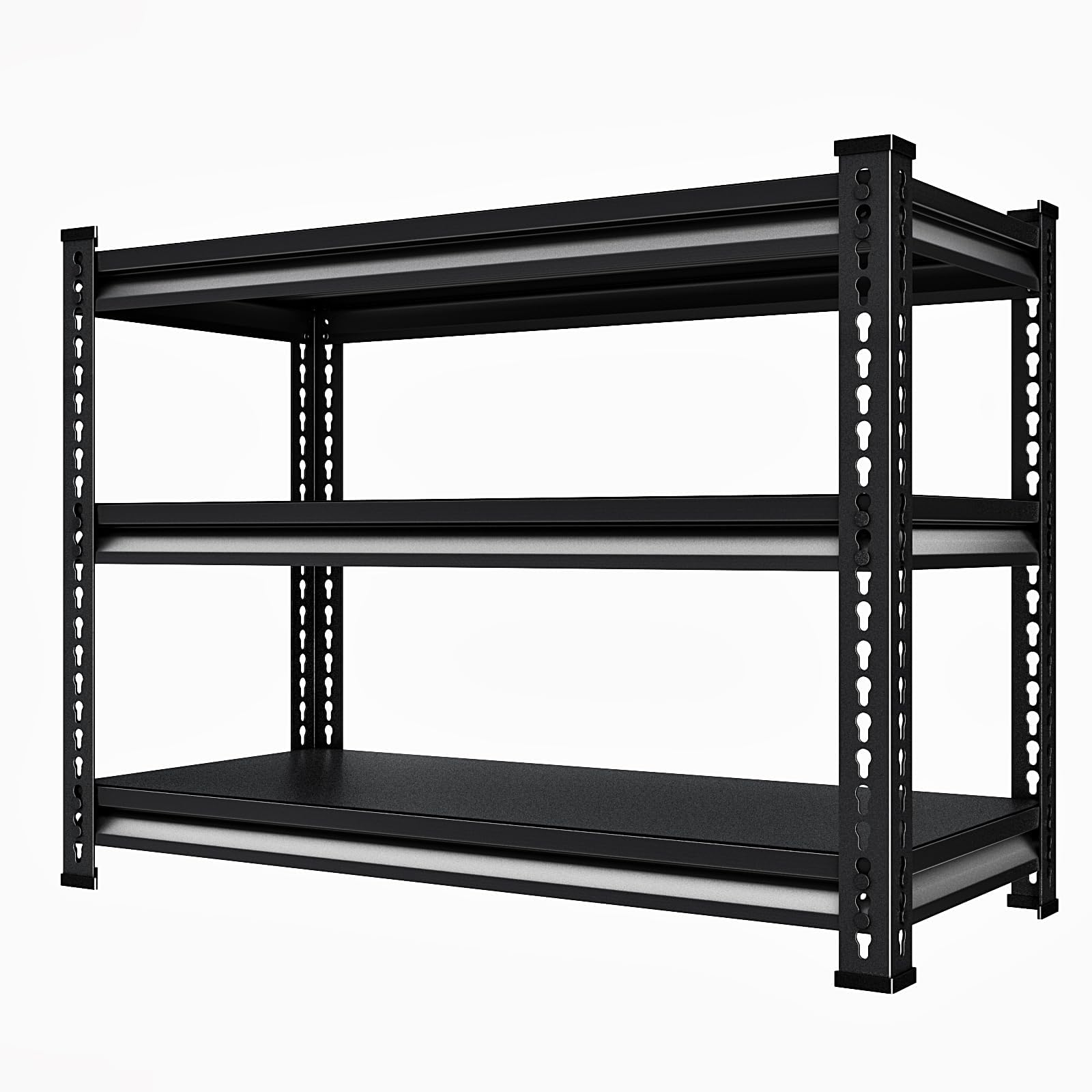 Etagere Rangement Metallique 100 x 45 x 91 cm, Etagere Charge Lourde maximale 600 kg, étagère de Rangement avec 3 réglables, enfichable, étagère d'atelier, Cave, Garage, Atelier