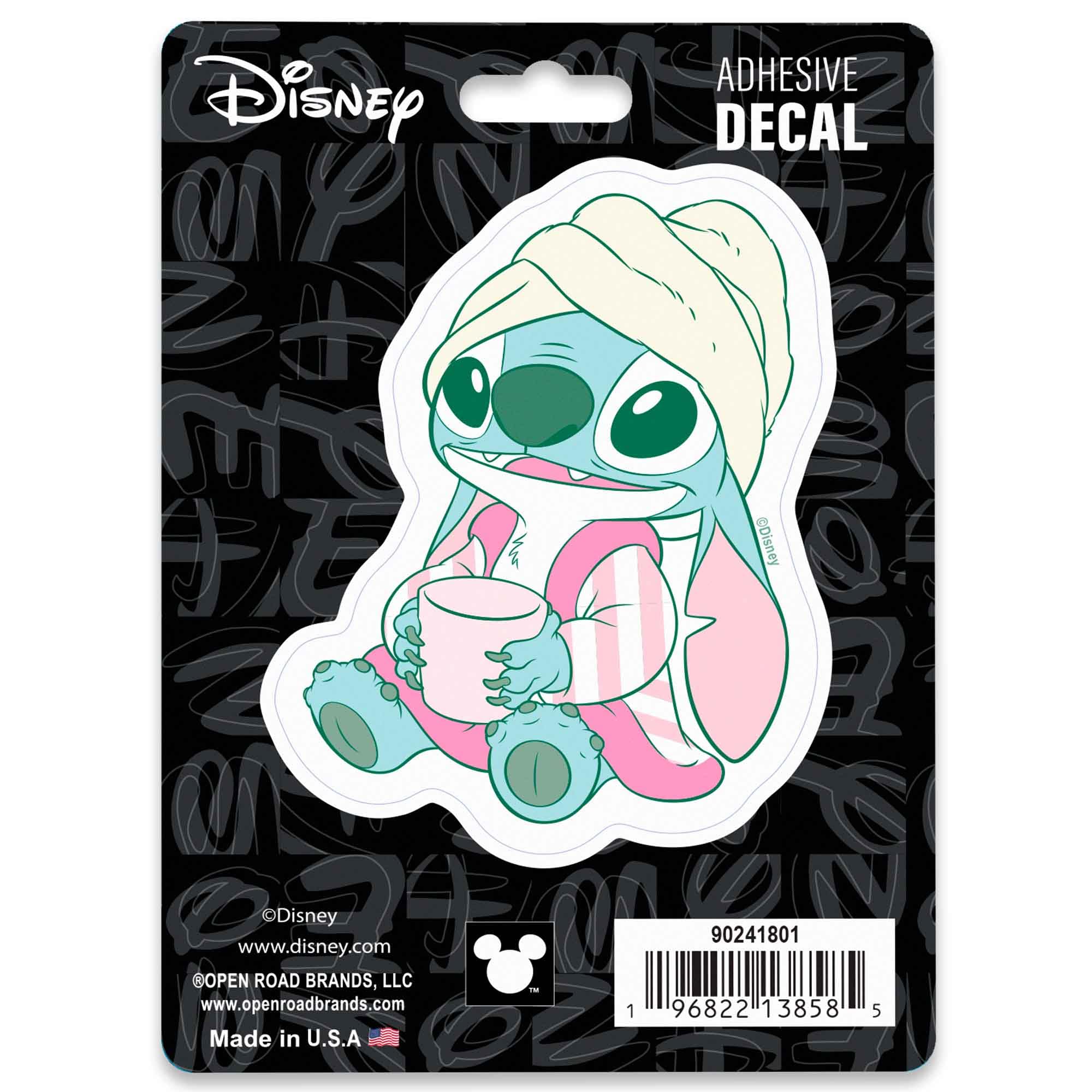 Disney Lilo and Stitch in Pastel Colors Adhesive Vinyl Decal