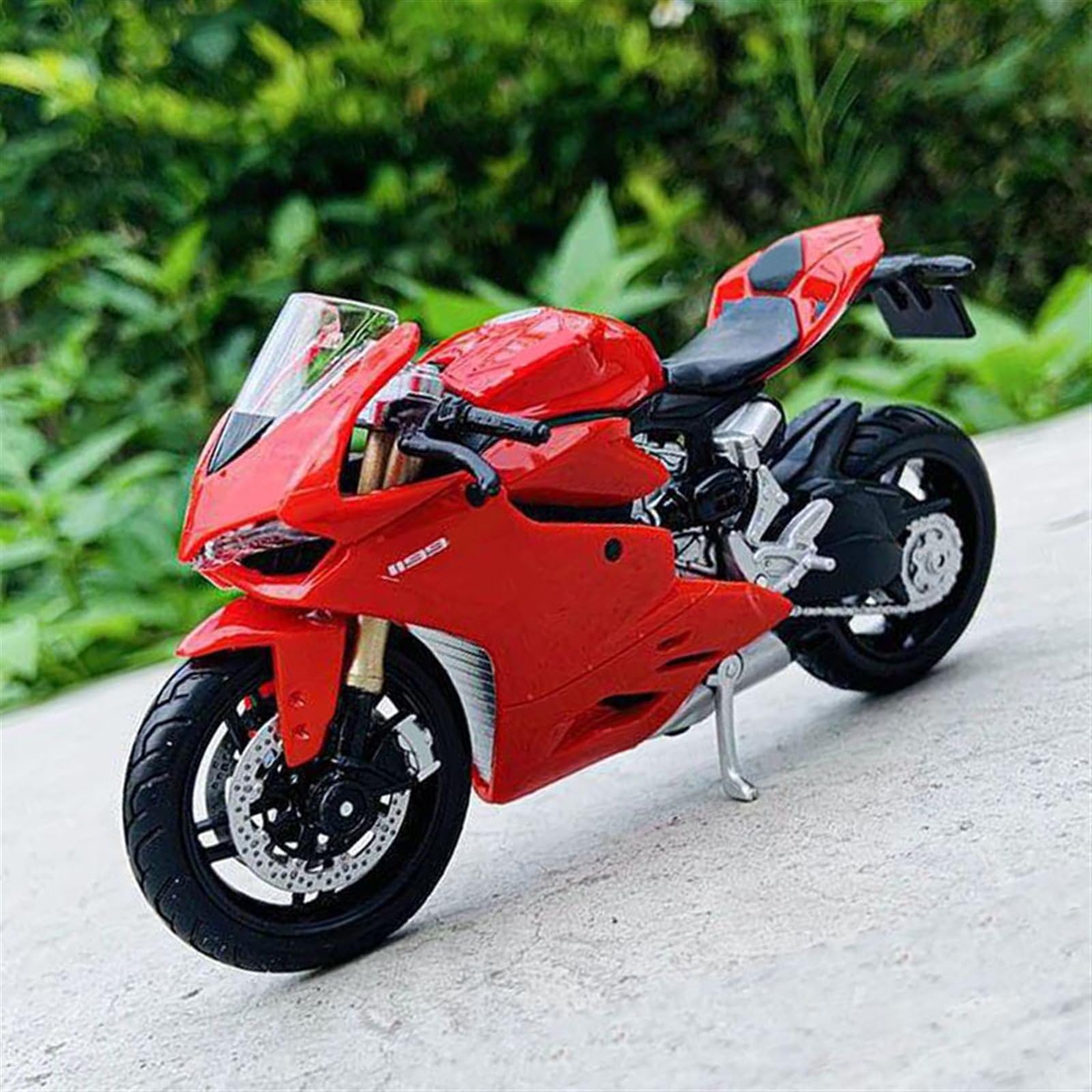 Modelo de Juguete Modelo De Motocicleta Metal Fundido A Presión, Colección Motos 1:18 para Ducati 1199 Panigale