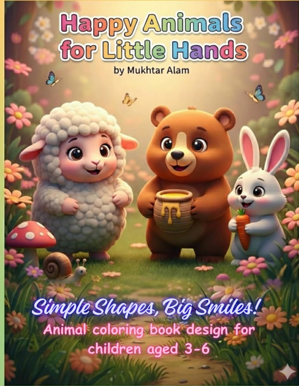 Happy Animals for Little Hands: Simple Shapes, Big Smiles