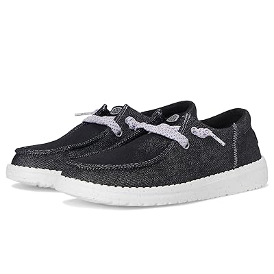 Hey Dude Kids Wendy Funk Friendship Lace (Little Kid/Big Kid) Girls Shoes Black