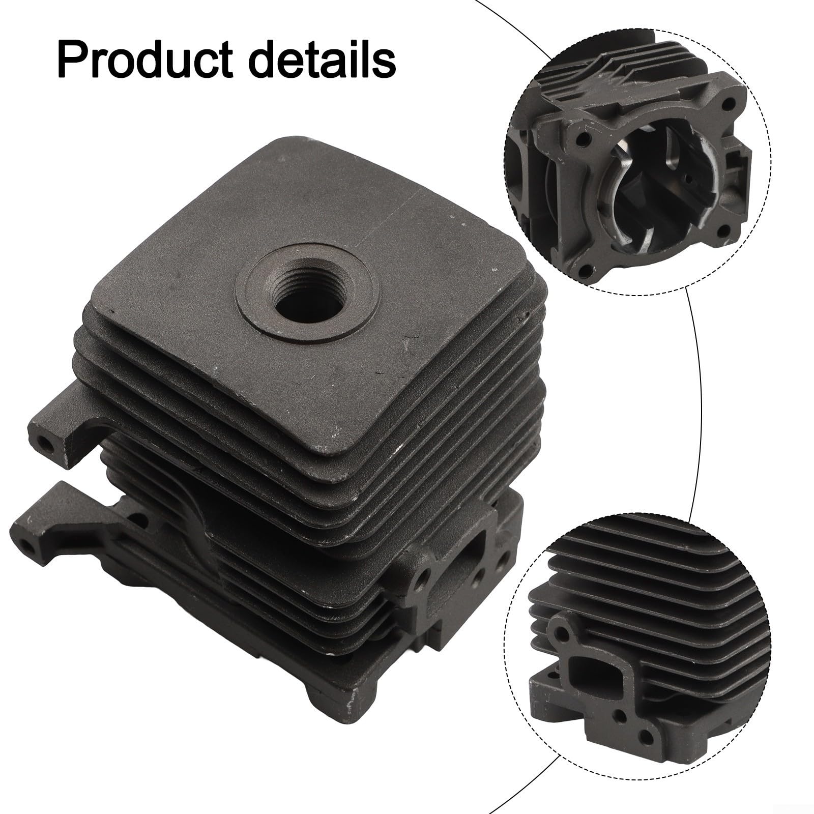 Minhe For-Stihl Kit cilindro pistone PN 4140 020 1204, foro 34 mm, per motori FS38 FS45 FS46 FS55 HS45 KM55, Stihl-BG, BR, BT, FC, HL, KM, MM, SH
