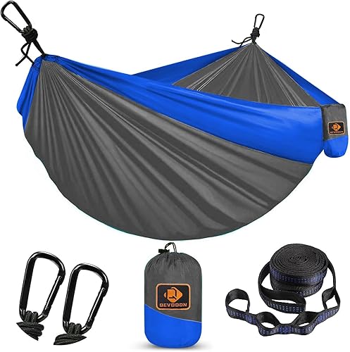 Camping Hammock for Outside,Double Hammock with Tree Straps(18+1Loops) 210T Nylon Parachute Lightweight Portable Hammock for Outdoor Camping Hammock for Outside,Double Hammock with Tree Straps(18+1Loops) 210T Nylon Parachute Lightweight Portable Hammock for Outdoor