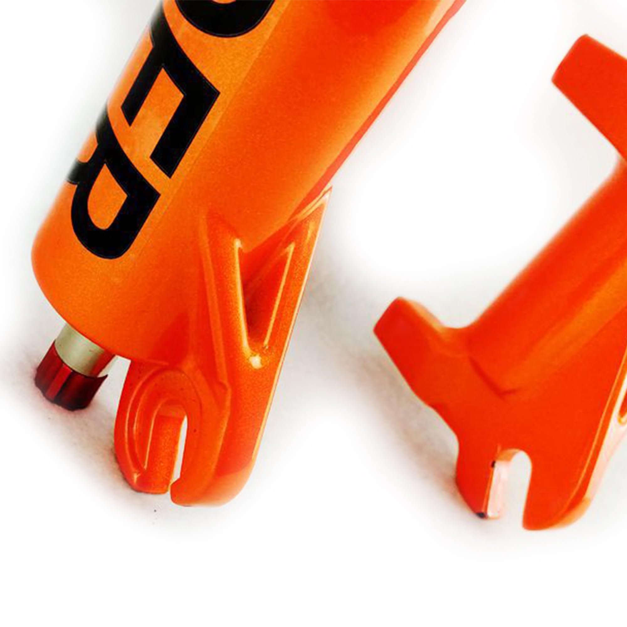 26/27,5/29" skok sprężyny 130 mm MTB zawieszenie pneumatyczne widelec przedni 1-1/8" rura prosta QR 9 mm podwójne ramię ręczna blokada ultralekki widelec do roweru górskiego (kolor: pomarańczowy