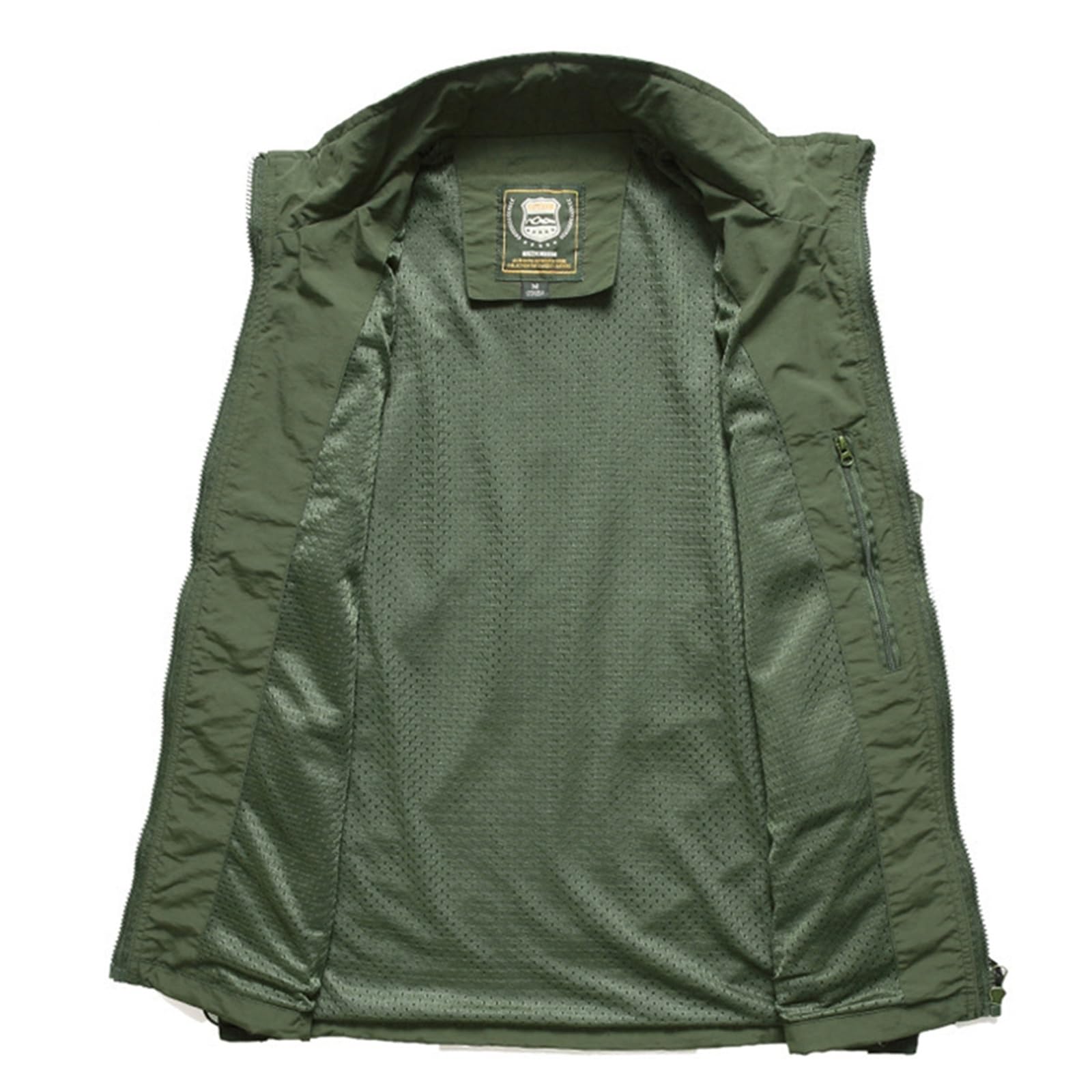 Wygwlg Gilet da fotografo per esterni da uomo, gilet estivo da viaggio per pesca da lavoro, gilet multitasche leggero senza maniche