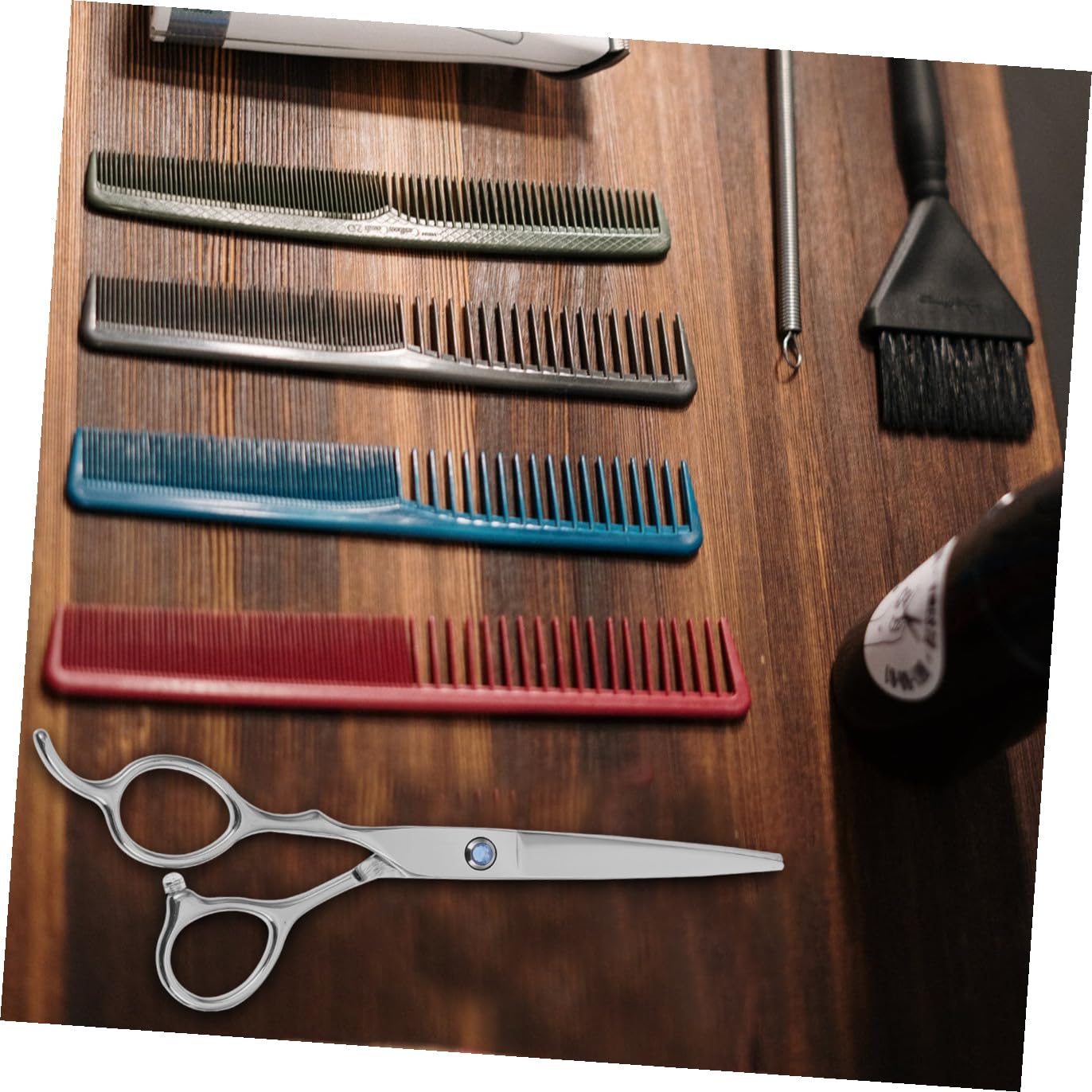 Healeved Juego De 2 Tijeras Para Cortar El Pelo Zurdos 6 Pulgadas Acero Inoxidable Herramientas Ergonómicas Para Peluquería Barbería Uso Profesional y Doméstico Color Plateado