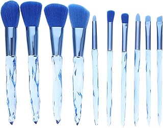 PRETYZOOM 10pcs Makeup Brush Set with Crystal...