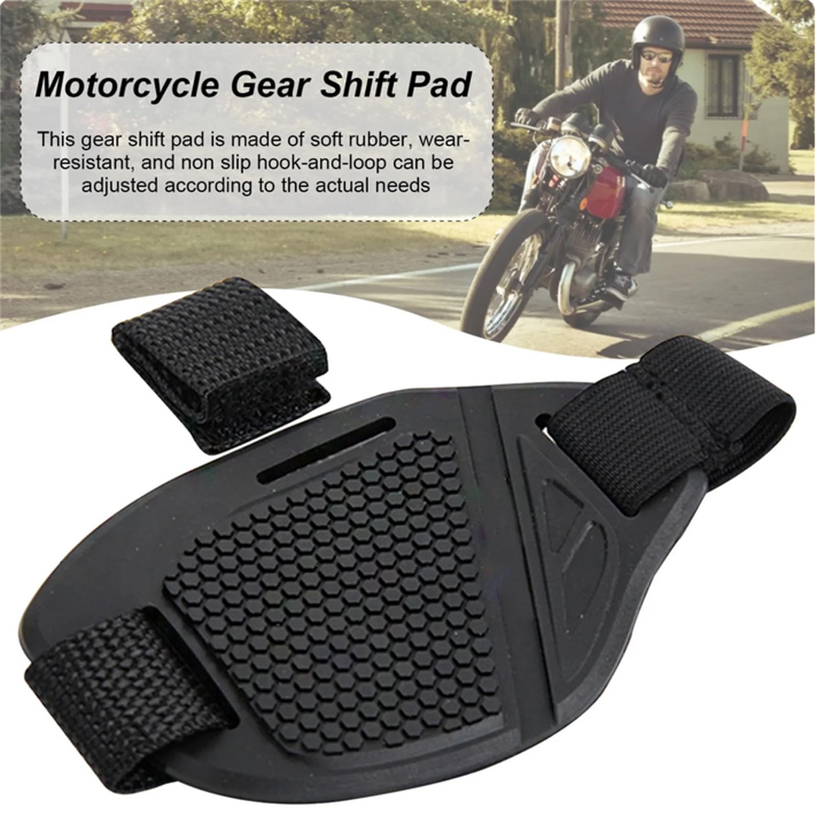 DBEIXIWEI Portable Gear Shift Pad Protector Shoe Boot Cover Protective Rubber Gear Shifter Guards for Riding Motorcycle