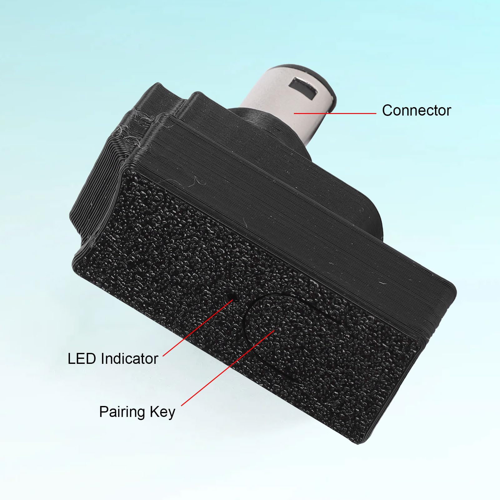 Jiawu Ricevitore Wireless, Adattatore Ricevitore Controller di Gioco Adatto per Controller WaveBird Nero Plug and Play Connettore di Controllo di Gioco a Bassa Latenza