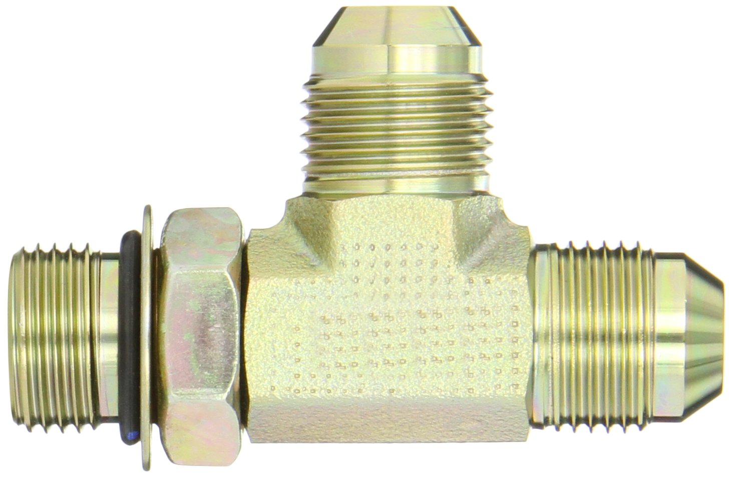 Eaton Aeroquip 203005-8-8S Steel Flared Tube Fitting, Run Tee, 1/2