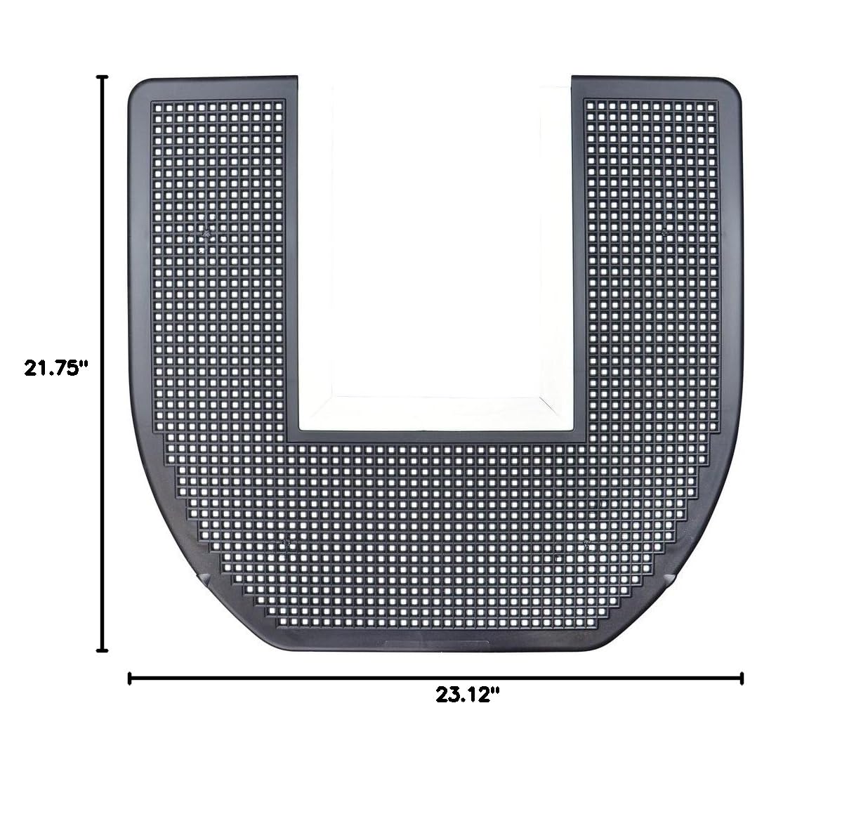 SANIPRO Commode Mats Black (6/case) — Amazon image 2
