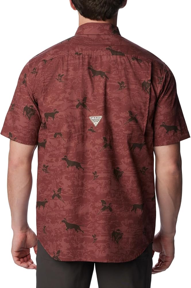Amazon.com: Columbia Men's Super Sharptail Short Sleeve Shirt, Red