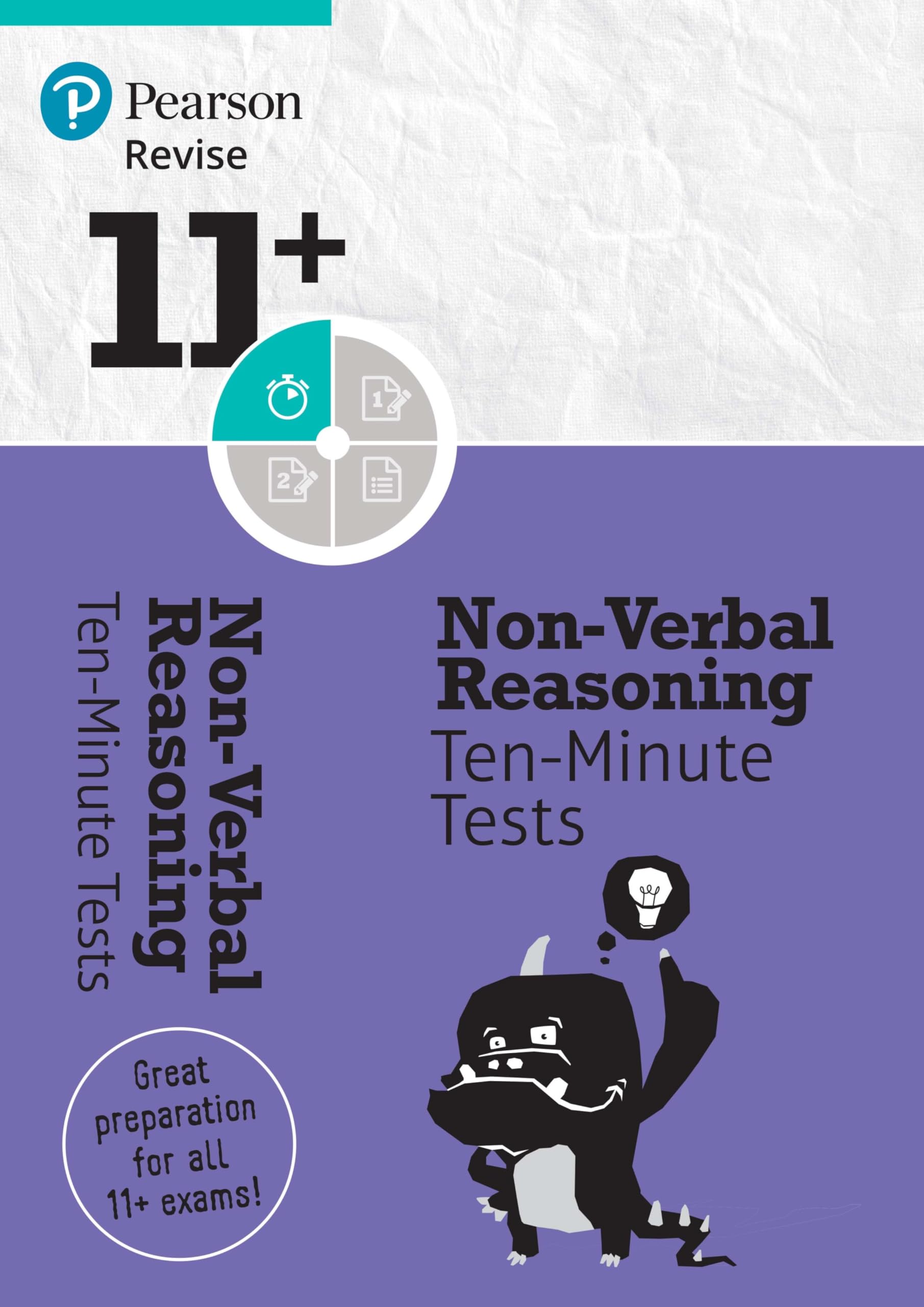 Pearson REVISE 11+ Non-Verbal Reasoning Ten-Minute Tests - for the 2024 and 2025 exams: Ten-Minute Tests: Ages 8 - 10+ Years