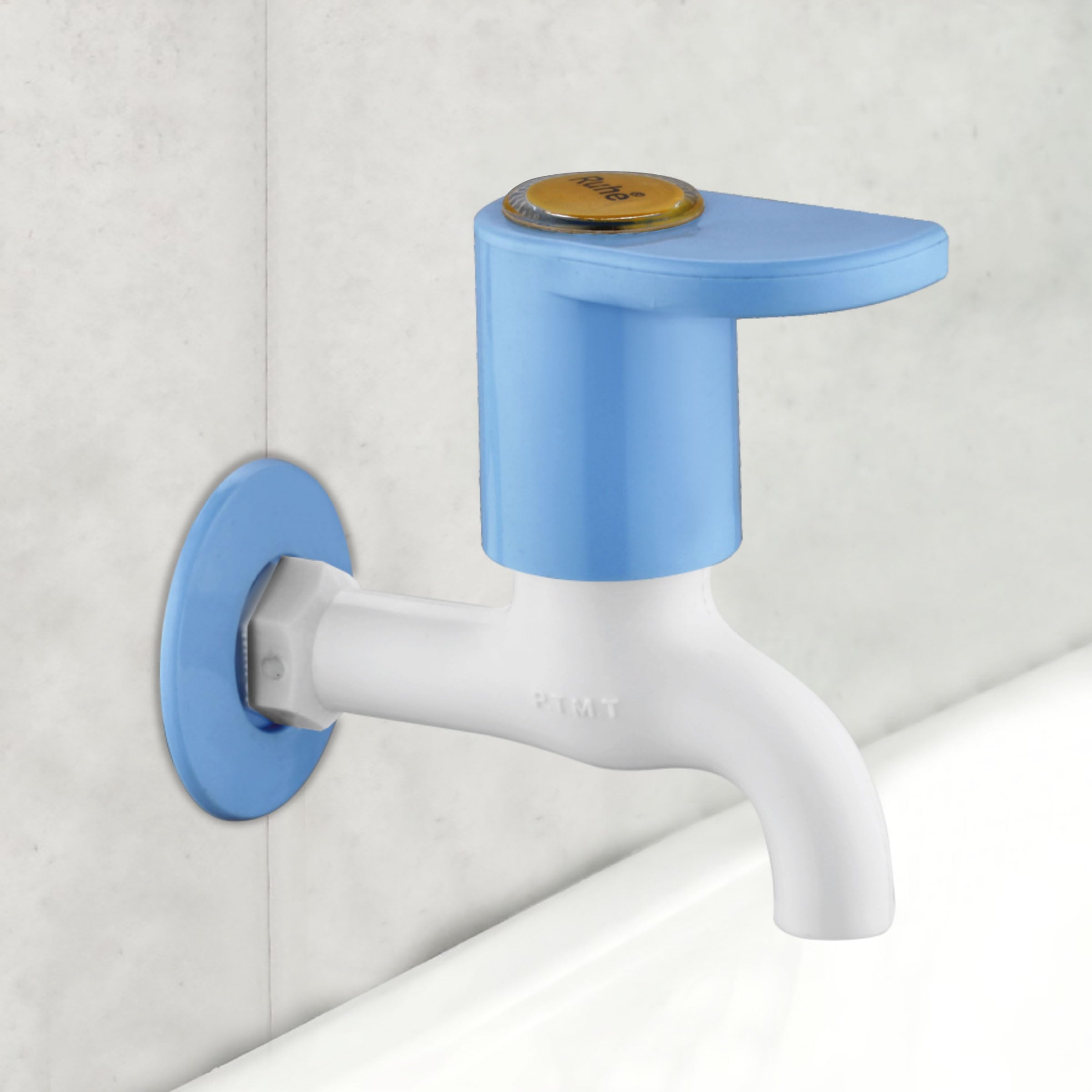 Ruhe® BIB Cock PTMT Tap | Plastic Classic Collection BIB Cock with Wall Flange PTMT Tap/Faucet (Ivory Colour) | (Pack of 1) (B098JF2MZD) Amazon Price History, Amazon Price Tracker