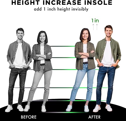 Miniatura 2 de Plantillas de elevación de zapatos de altura de talón, plantillas de aumento de altura para hombres y mujeres, almohadillas invisibles para zapatos,