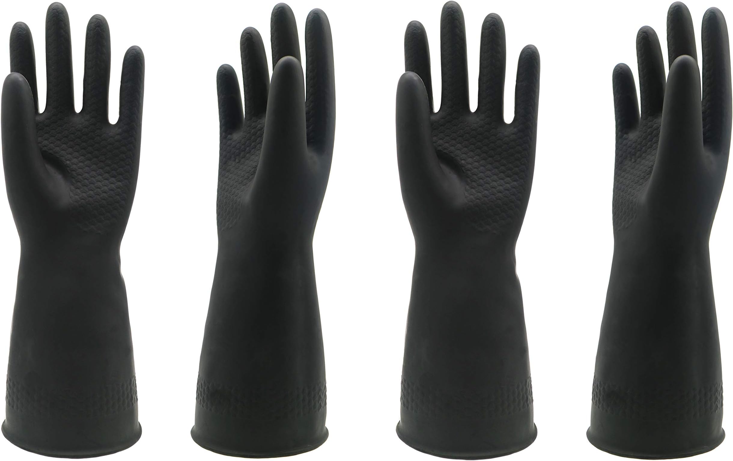 NOOBECR Uxglove Chemical Resistant Gloves,Waterproof Cleaning Protective Safety Work Heavy Duty Industrial Latex Gloves,12.2"