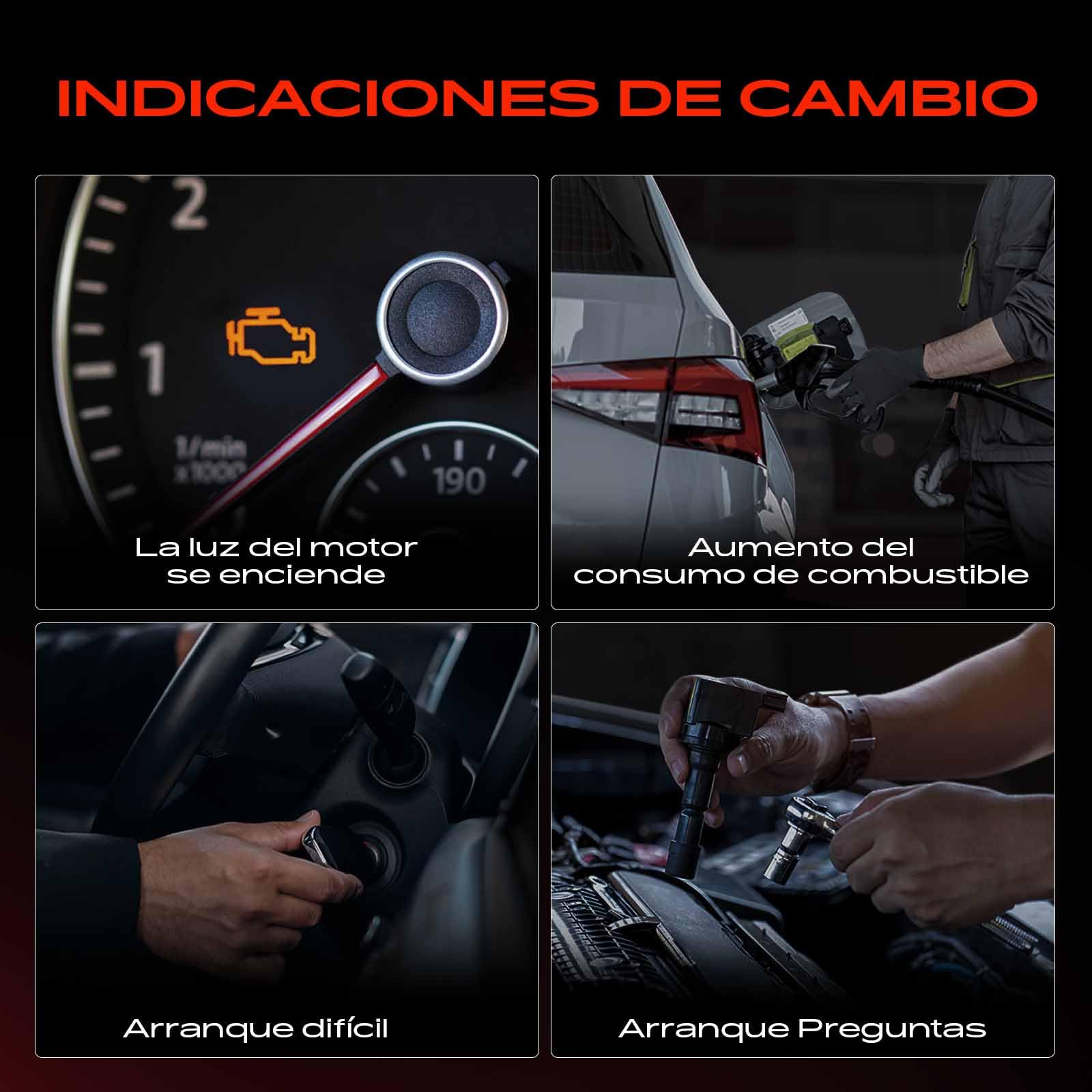 Frankberg 6 bobinas de encendido módulo de encendido 12131726176 | Compatible con: Serie 8 E31, Serie 3 E36, Serie 3 Coupé E36, Serie 7 E38, Serie 3 Convertible E36, Serie 5 E34