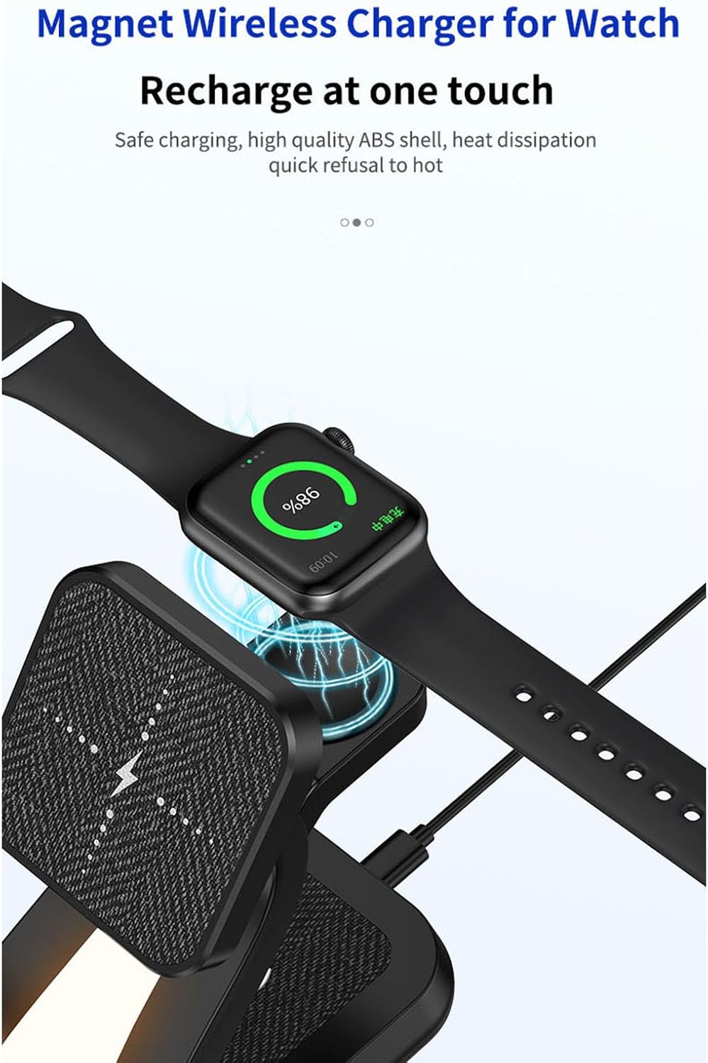 極小！軽量！簡単便利！このサイズ感でスマホ、アップルウォッチ、ワイヤレスイヤホンの３台同時急速充電が可能、MagSafeにも対応した充電 器の傑作！budi「20Wミニマムワイヤレス充電器」新登場です！ | MEETS TRADING合同会社のプレスリリース 充電アダプタ同時充電ステーション電話時計イヤホン 15 ワット高速ポータブルデザイン充電アダプタ