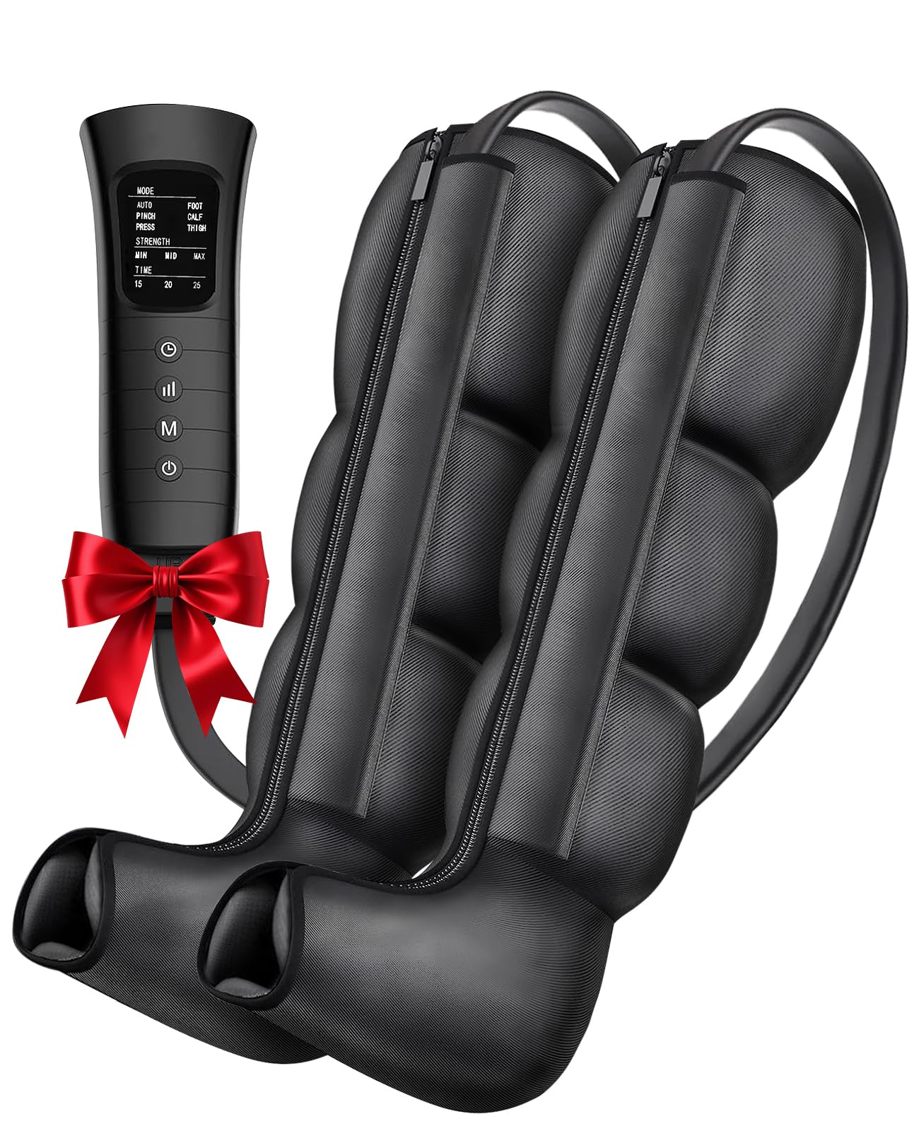 Greprety Leg Compression Massager for Circulation, Leg Massager Recovery System for Pain Relief, Full Compression Boots for Gym Home Use, Gifts for