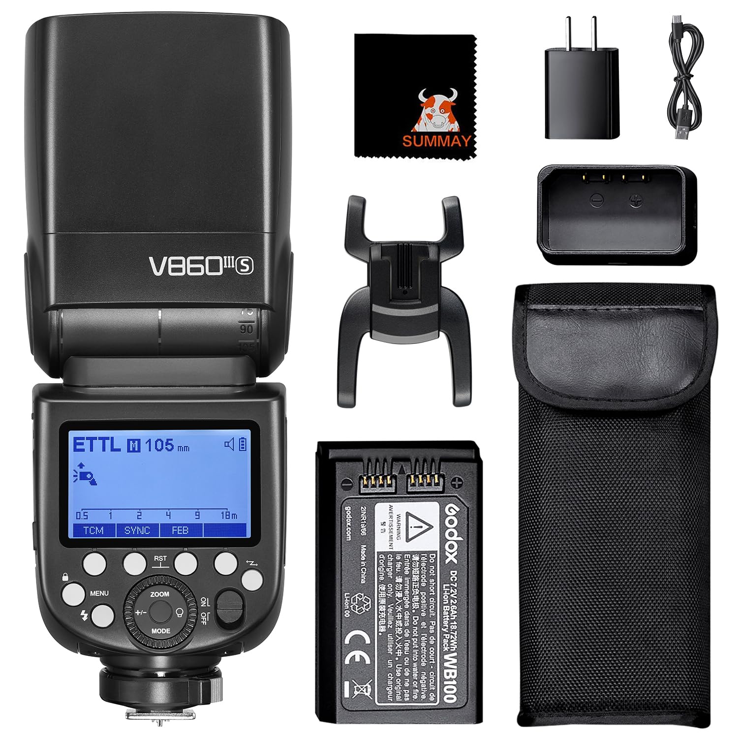 Amazon.com : GODOX V860III-S Camera Flash TTL 76Ws 1/8000s HSS