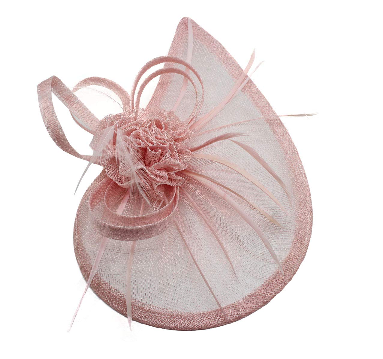Finecy In - Ladies Wedding Races Cocktail Hat Occasion Fascinator (Pink)