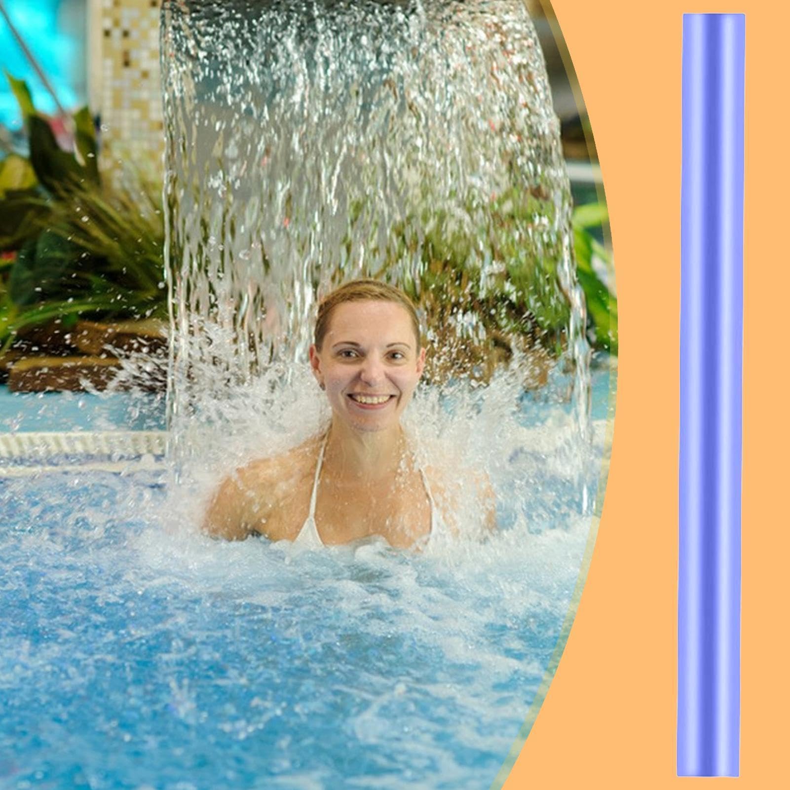 Papas fritas de espuma de piscina,Tubos acuáticos para - Accesorios de juego en agua para piscina Ayuda para el ejercicio Jóvenes Adolescentes