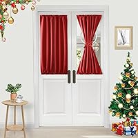 Vista 99 de Cortinas Dwcn para puerta, con bolsillo para barra Blanco grisáceo