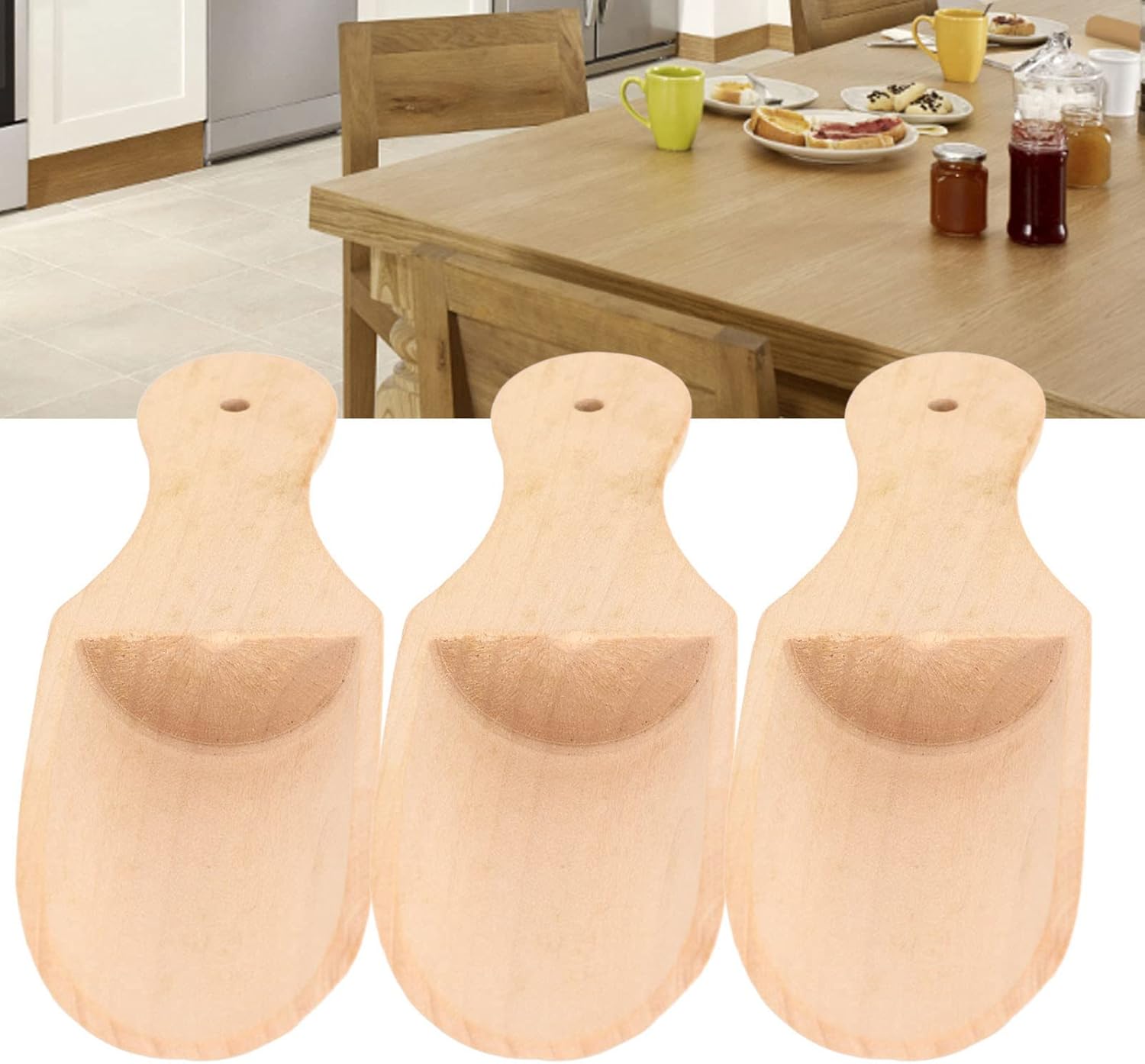 10Pcs Bath Salt Spoons - Sturdy Smooth Hardwood, Lightweight and Durable Wooden Spoons, Ideal for Bath Salts and Loose Tea