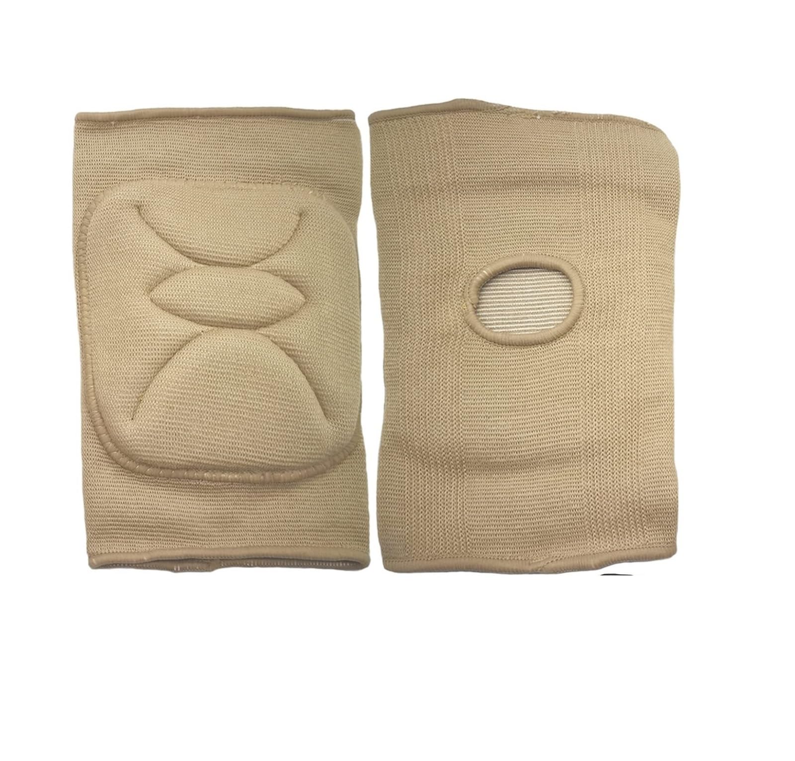 Wandern Kniebandage Knieschützer, Sportunterstützung, Verdickter Schwamm, rutschfest, Kollisionssicher, Geeignet for Tanz-Yoga Fitness Knieorthese(A,L)