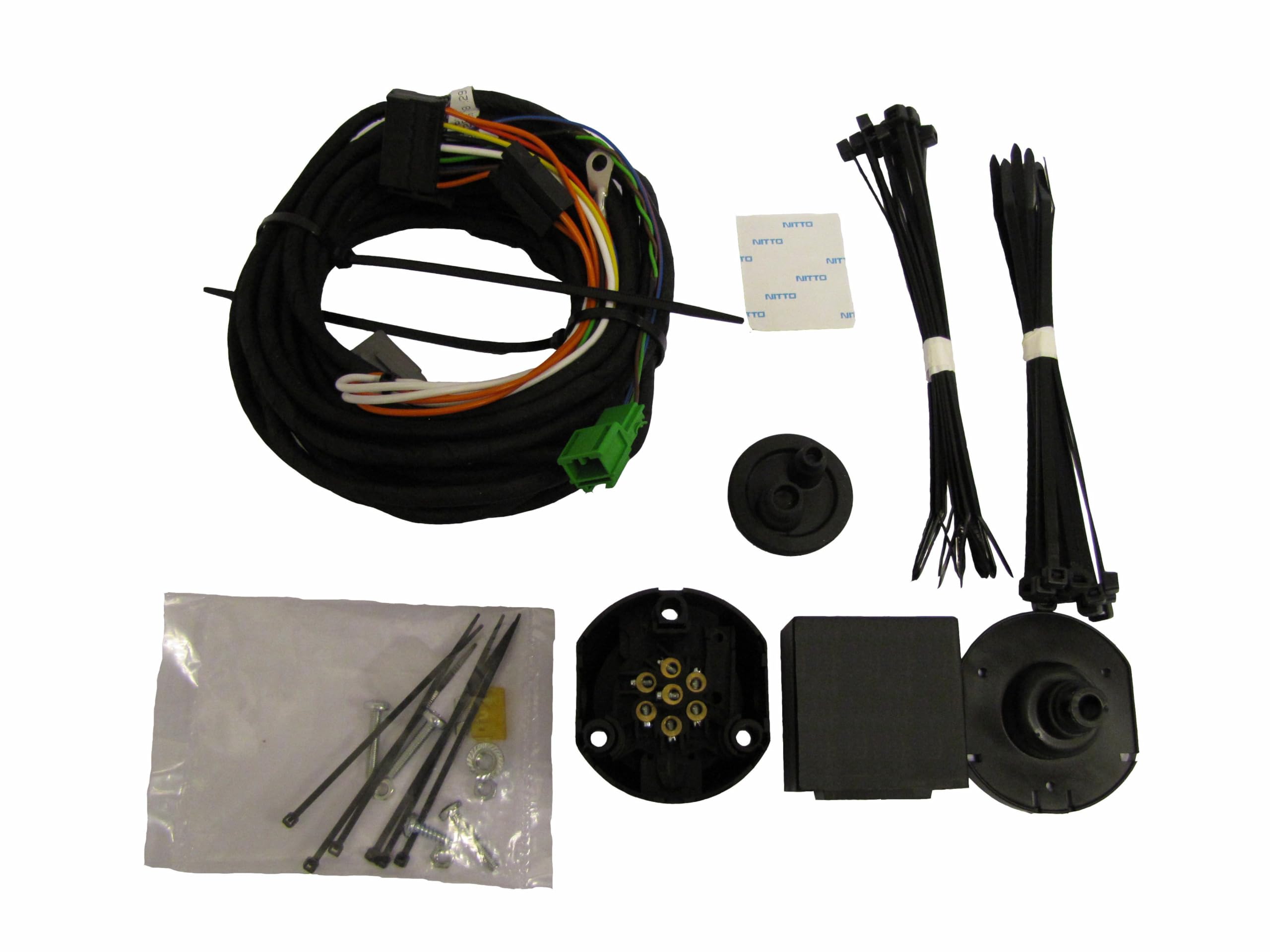 GDW SET0318 Kit eléctrico para enganche de remolque Compatible con FIAT Ducato Bus 250, 290 Ducato Furgón 250, 290, PEUGEOT BOXER Furgón BOXER Autobús, CITROËN Jumper II Furgoneta 250