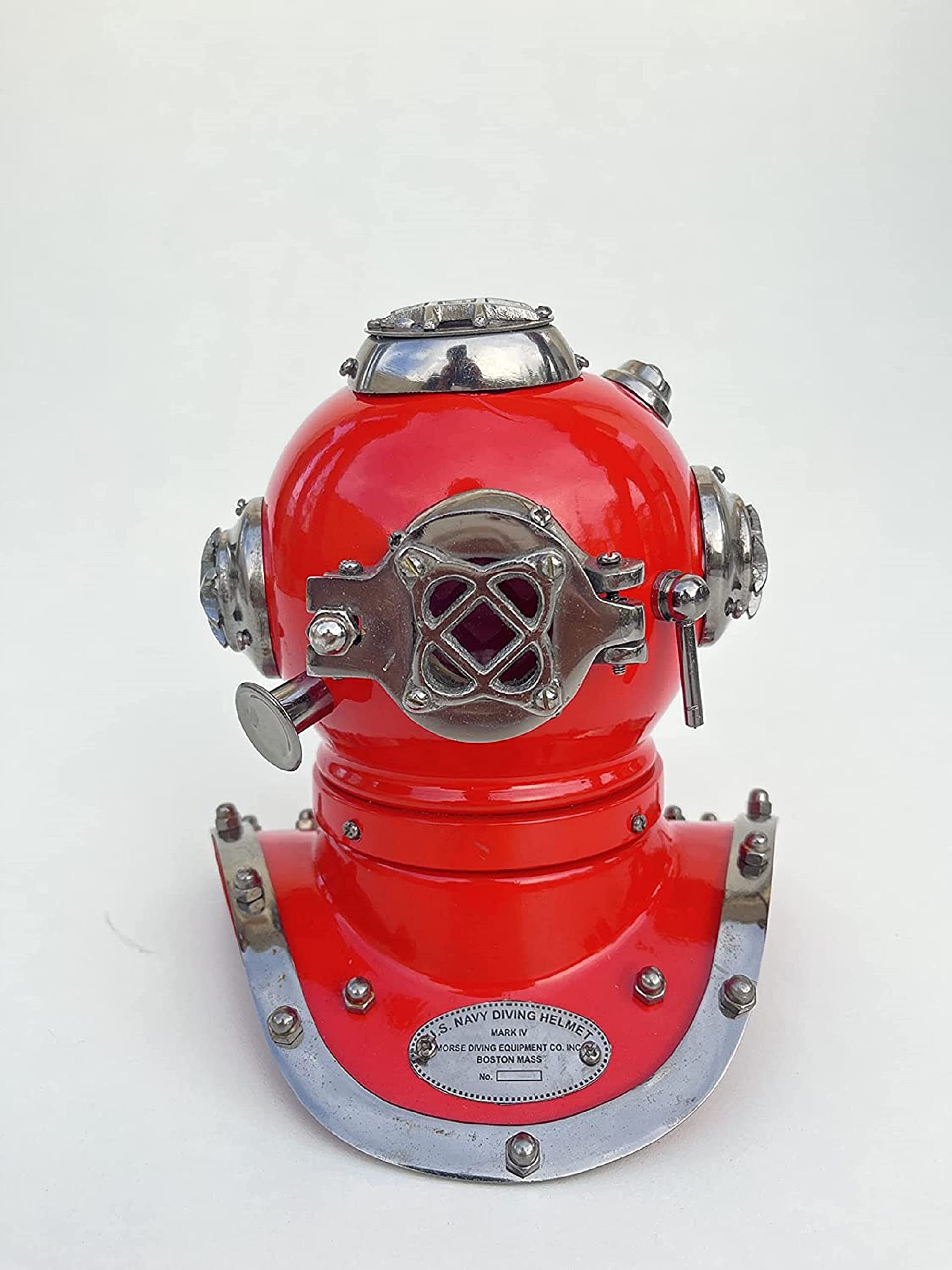 Náutico Mini Casco de Buceo Marino US Marina V Mark Casco de Buceo Antiguo Casco de Buceo Vintage Casco de Buceo Pequeño Casco de Buceo