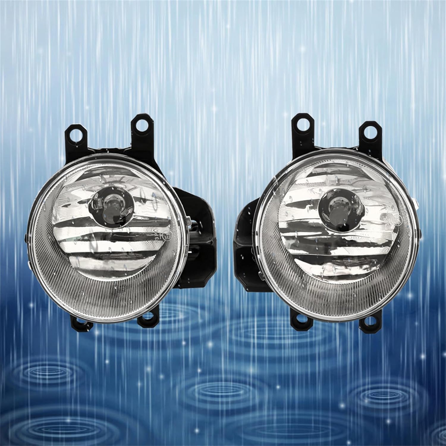 labwork Fog Lights Left and Right Side Assembly Replacement for Toyota Rav4 2019 2020 2021 with Bulbs Switch Wiring Kit