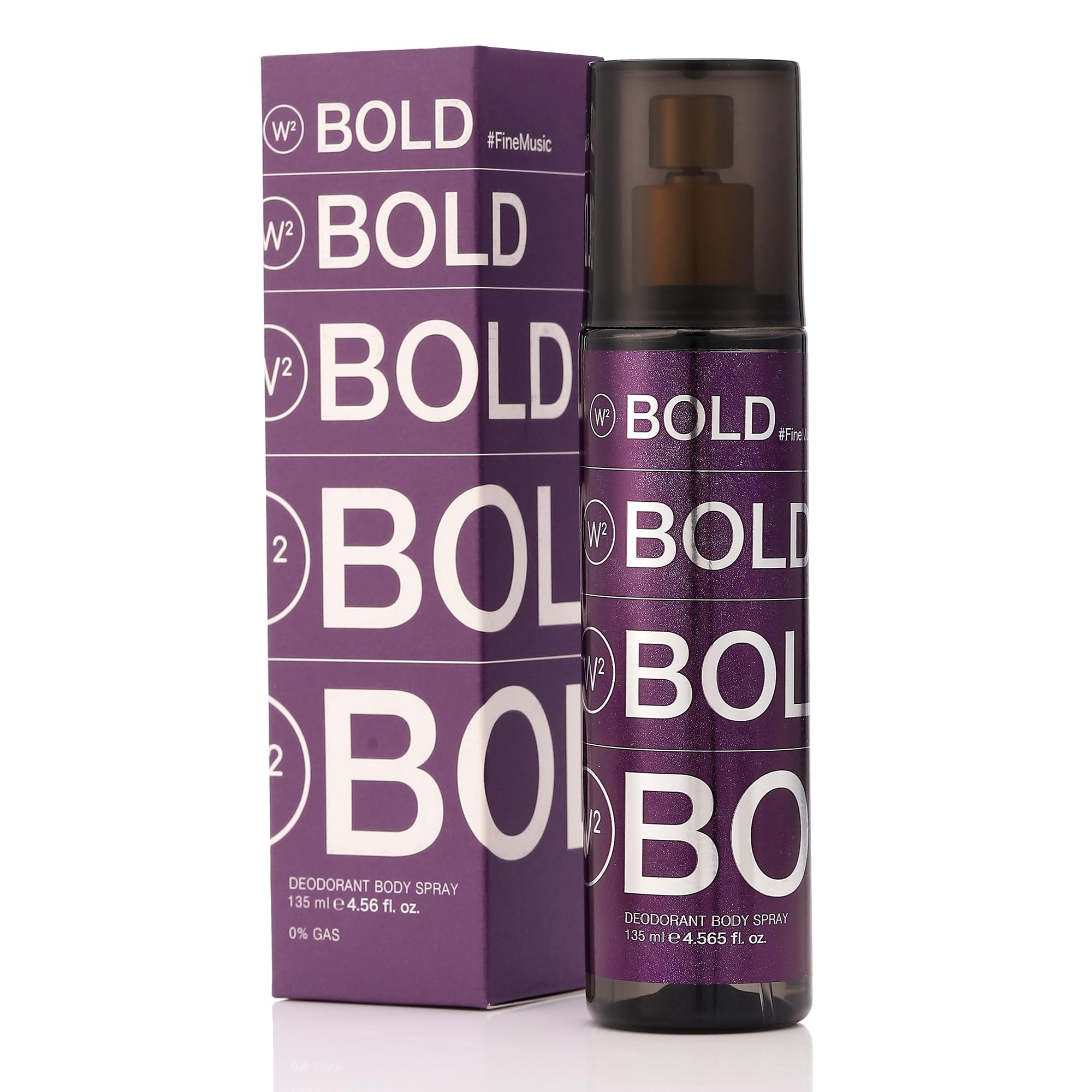 W2 Why Wait Bold Deodorant FineMusic | No Gas Body Spray | Alcohol-Free Deodorant | Cooling & Stay Fresh Formula | Skin-Friendly Perfume Spray | 135ml-image-24