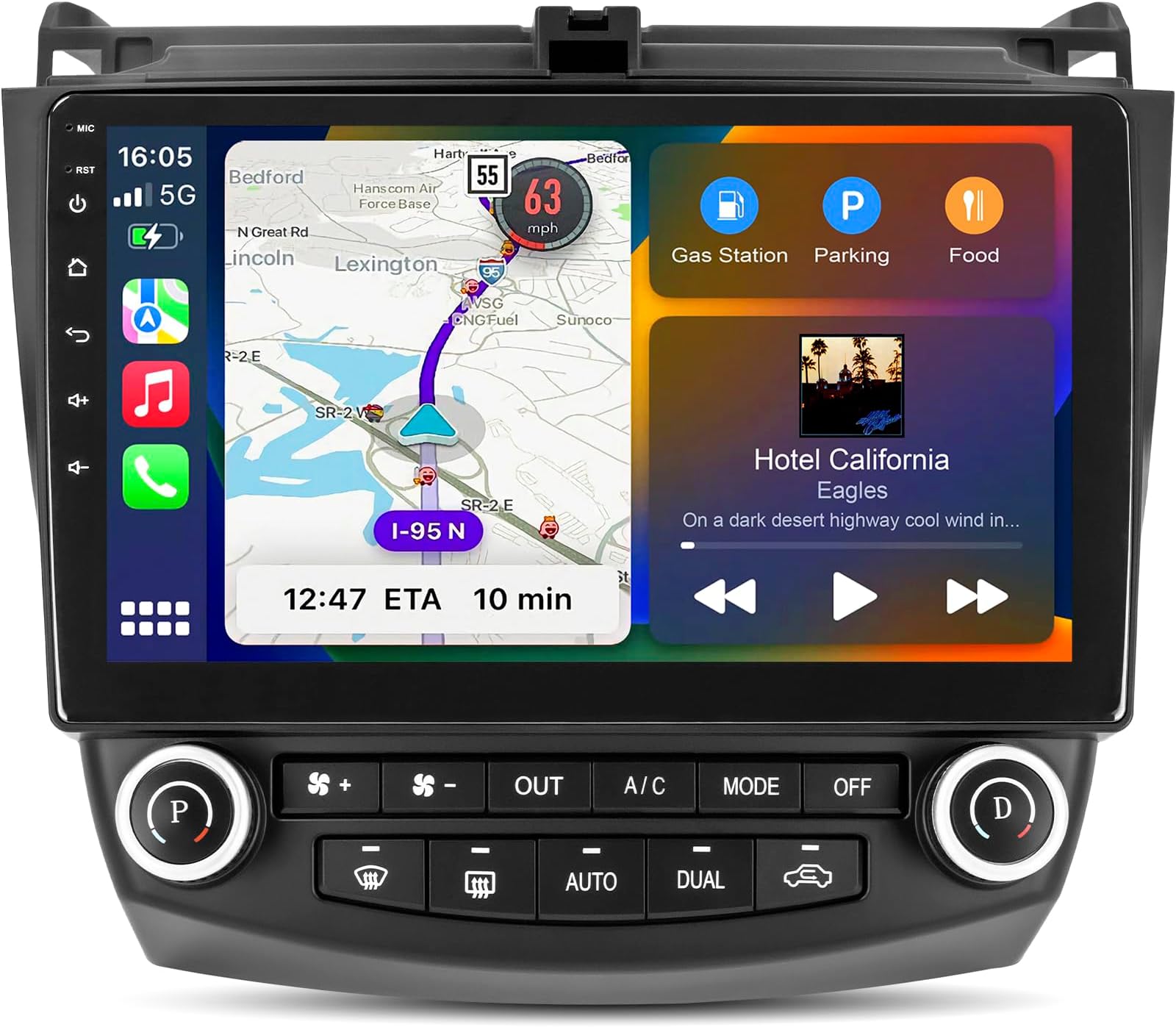 Amazon.com: Car Radio Stereo for Honda Accord 7th 2003 2004 2005 2006 ...